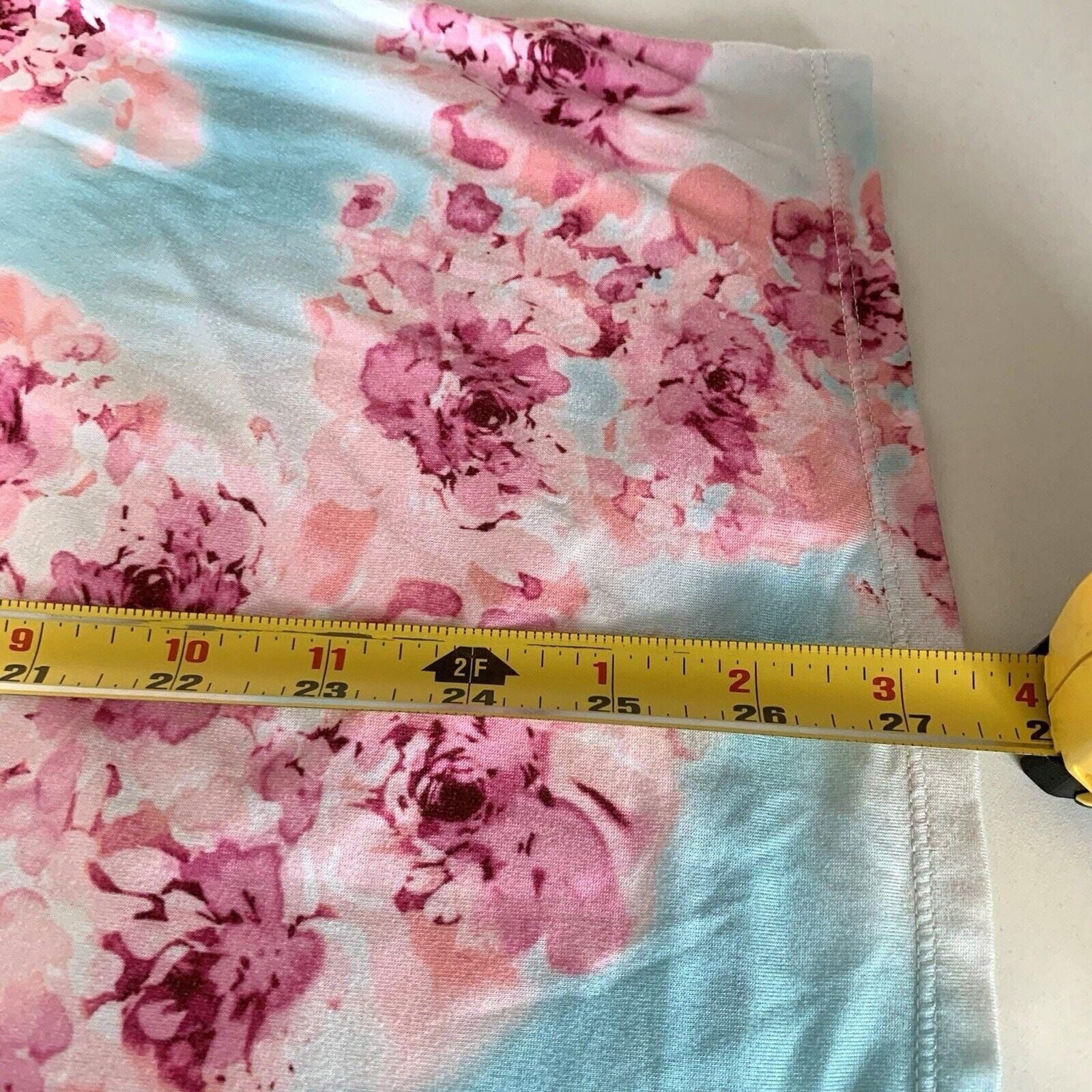 Avon Intimates 2-Pc Silky Satiny Pajama Set 1X Pink White Floral VTG 90s