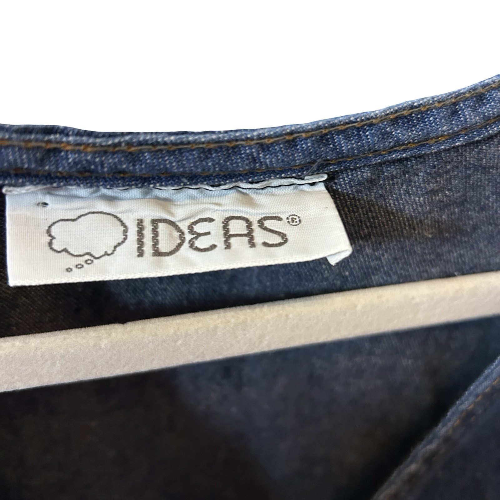80s Ideas Vintage Denim Overalls | Boho Snap Front | USA Made