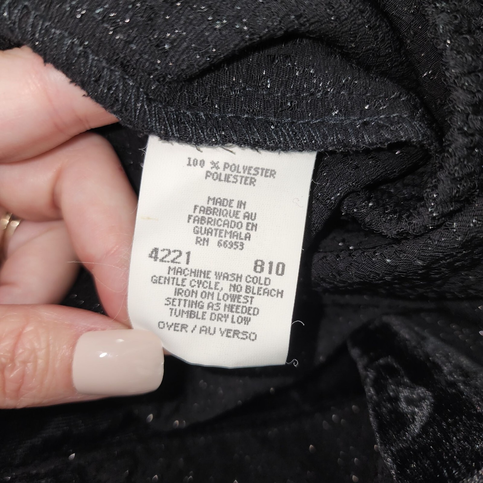 Women’s Vintage Leslie Fay Joan Leslie Pants Suit NOS Black Plus Petite 18WP