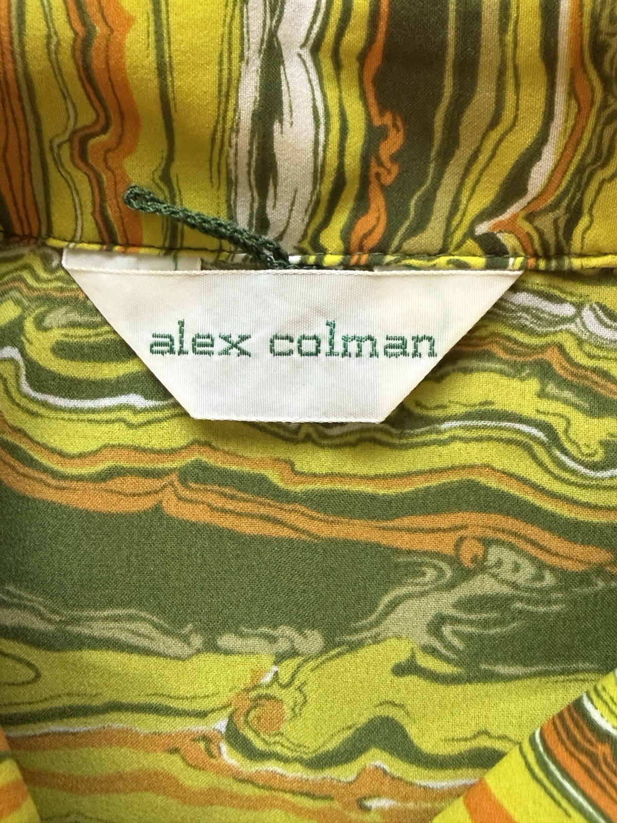 4 Vintage 1970s Alex Colman Act III Button Front Blouses Shirts Small/Medium