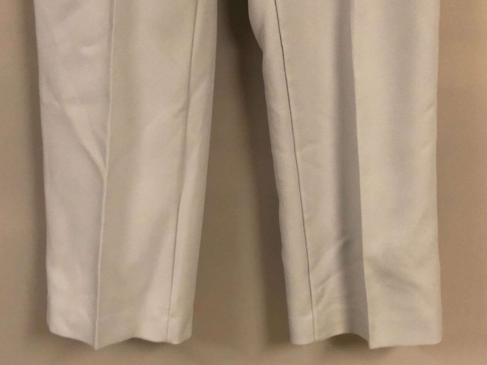Vintage 70s Cantada Gray Polyester Pants Size 25″-28″ Waist x 28″ Inseam