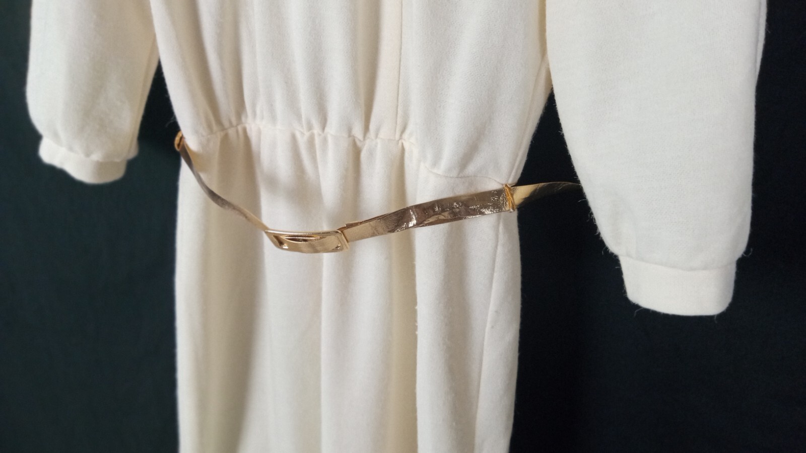 vintage England Designer Ivory white women’s dress size EU 38 vintage 1990’s