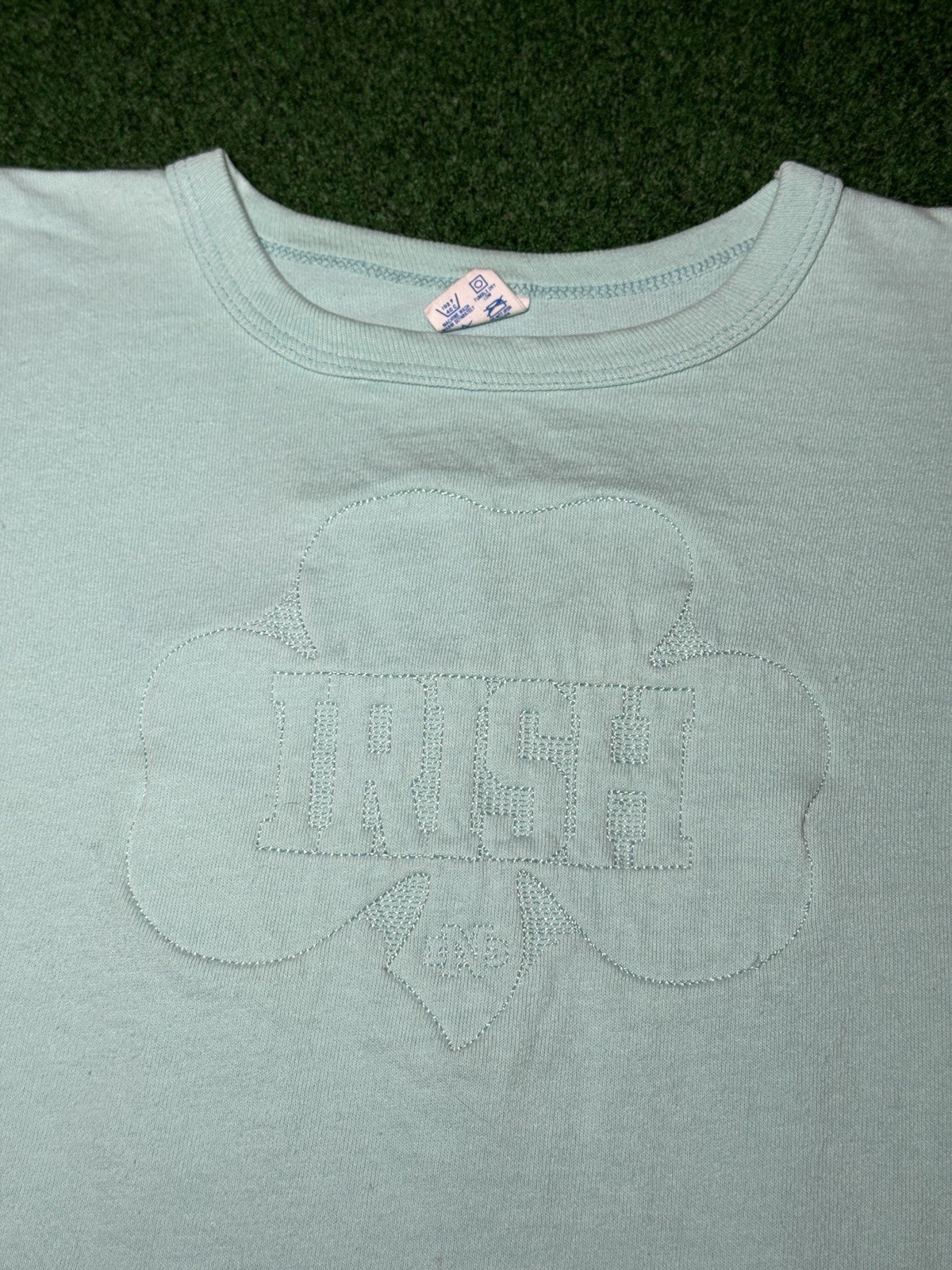 Vintage Notre Dame Irish Champion Cute 80s 90s Womens Large 21×25 T Shirt