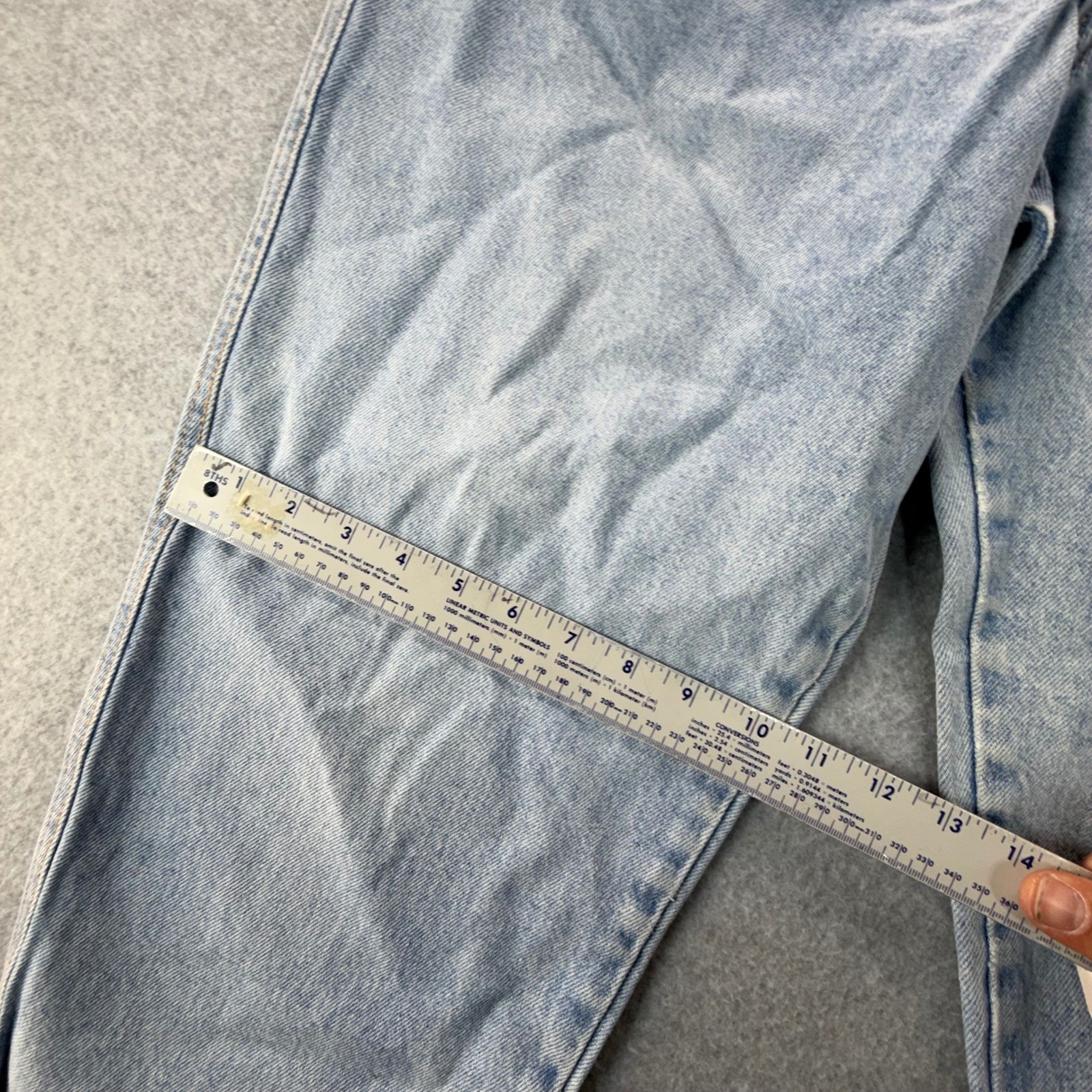 Vintage Zena Jeans Light Wash High Rise Pleated Mom Jeans Size 10 27 Waist 90s