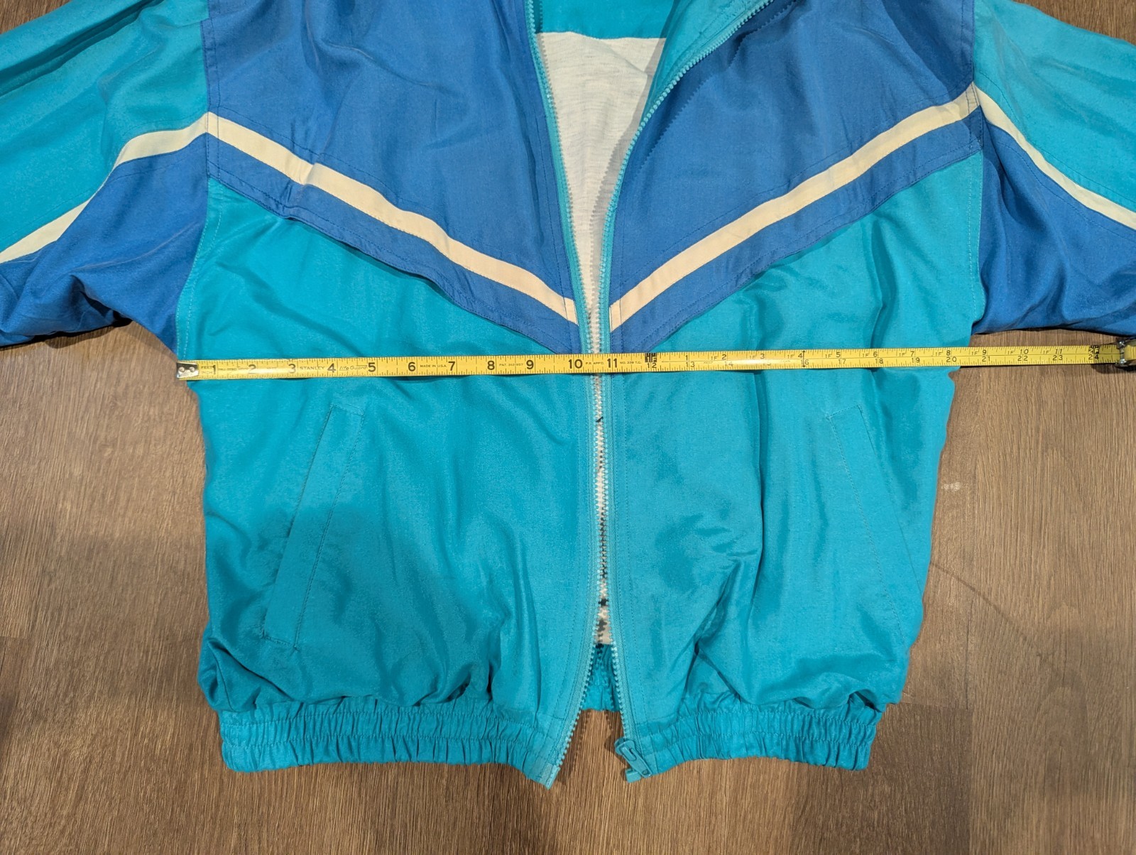 Vintage 80s 90s Avait Sportif Teal Blue Windbreaker Track Suit W Petite Medium