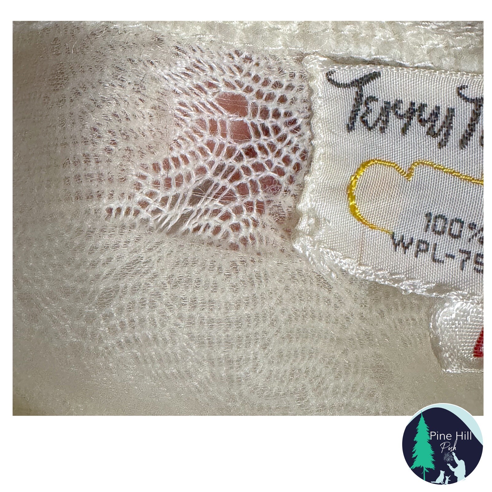Vintage 70s Terry Turner Cardigan Sweater Sz Large Ivory Crochet Chiffon Lined