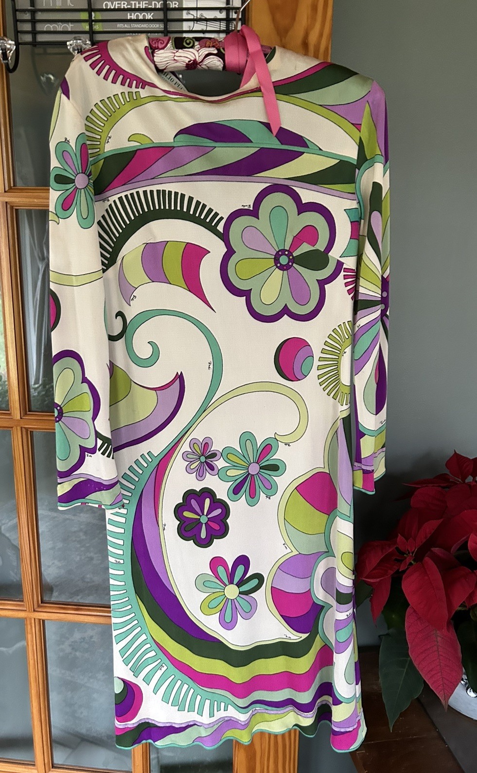 Vintage Emilio Pucci 12 6 Jersey Silk Dress