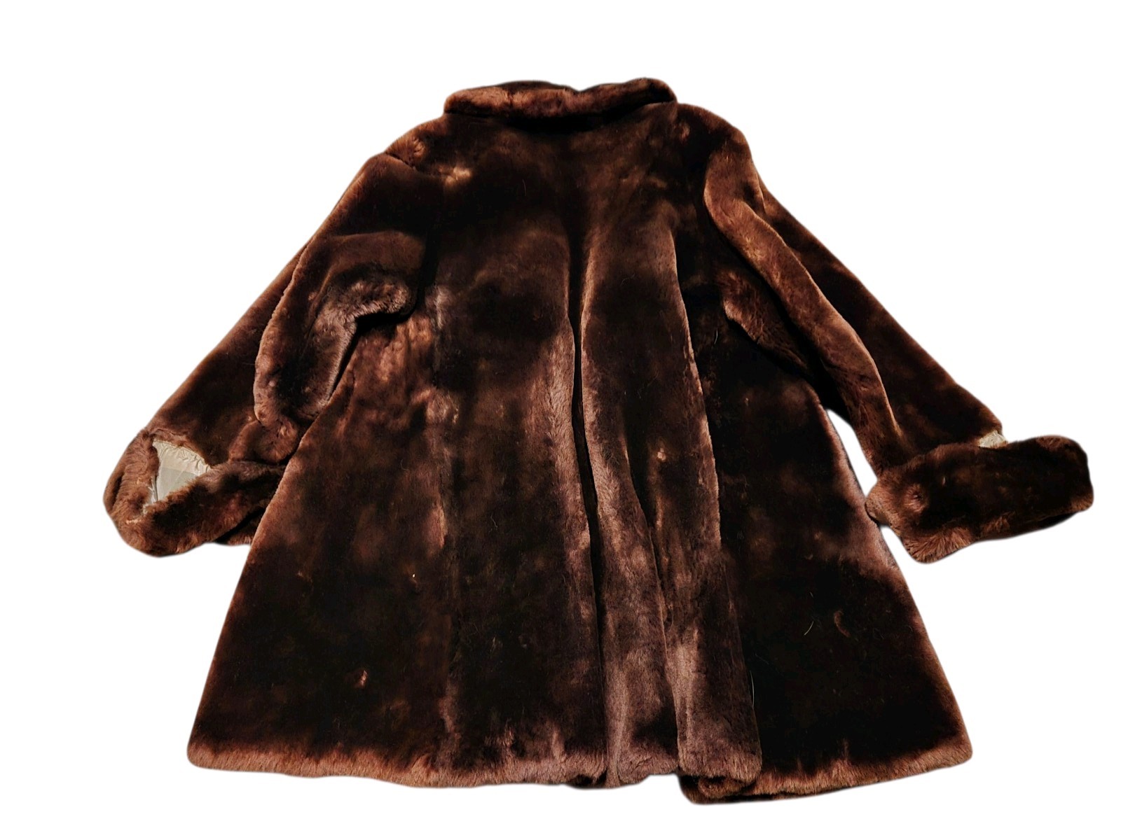Vintage 1940s/1950s Full Length Fur Coat By H Miller Furs – Detroit, Soft