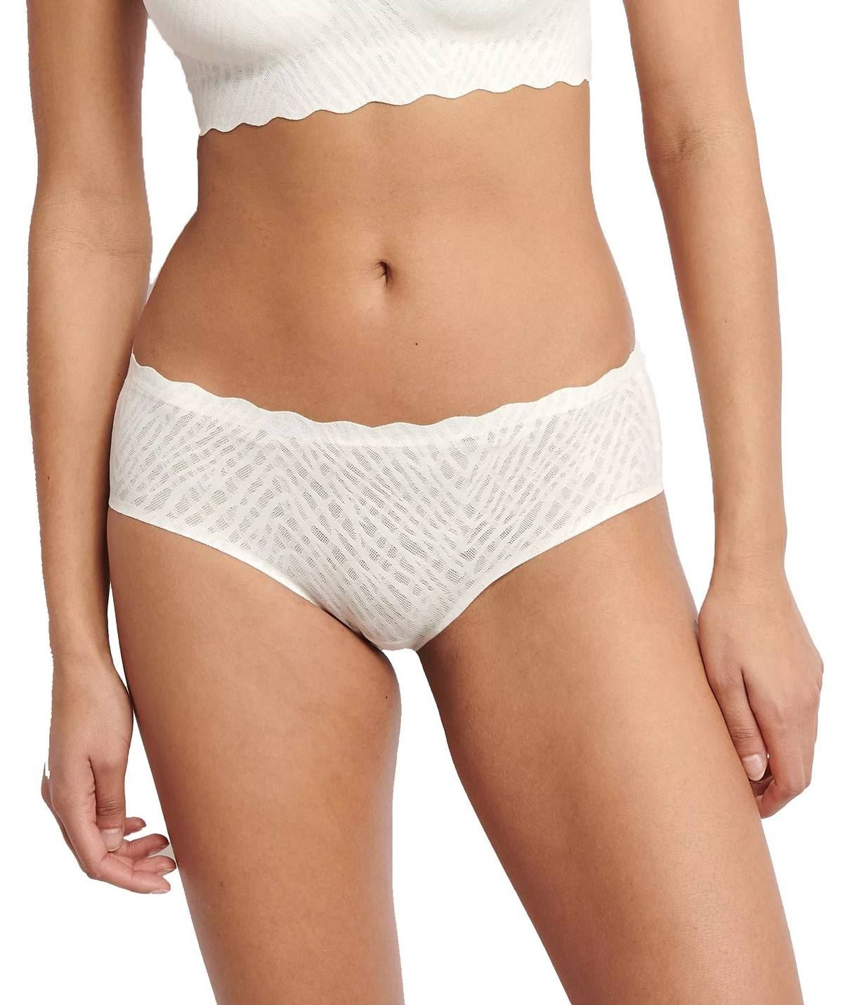 Sloggi Womens Zero Feel Bliss Hipster Knickers – Silk White