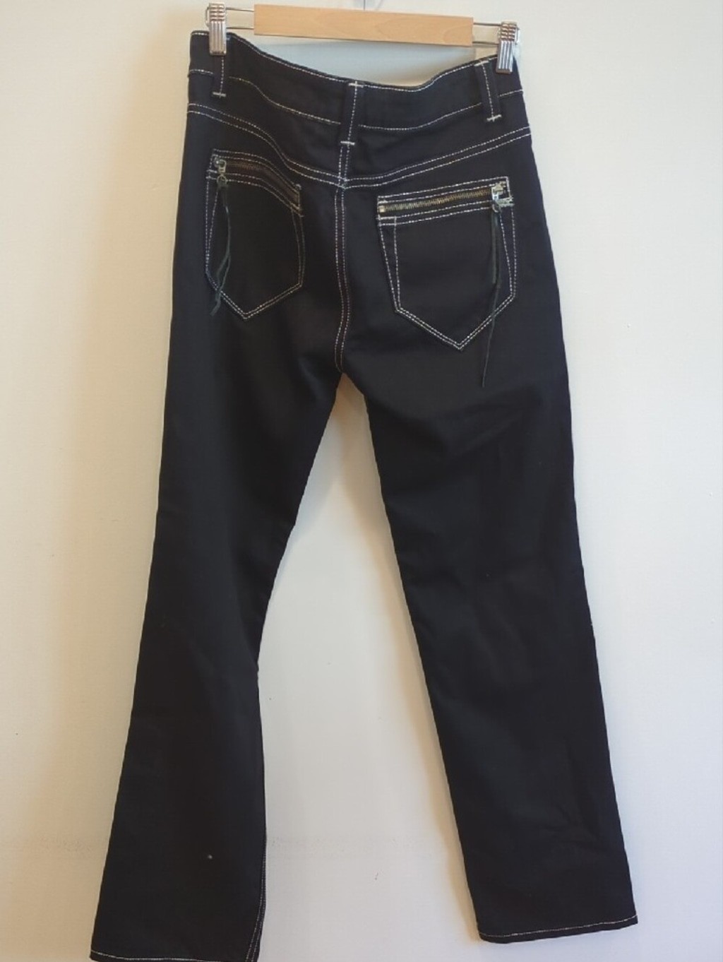 Y2K Vintage Denim Vertigo Paris Jeans Dark Wash Denim Zipper Low rise Size 30