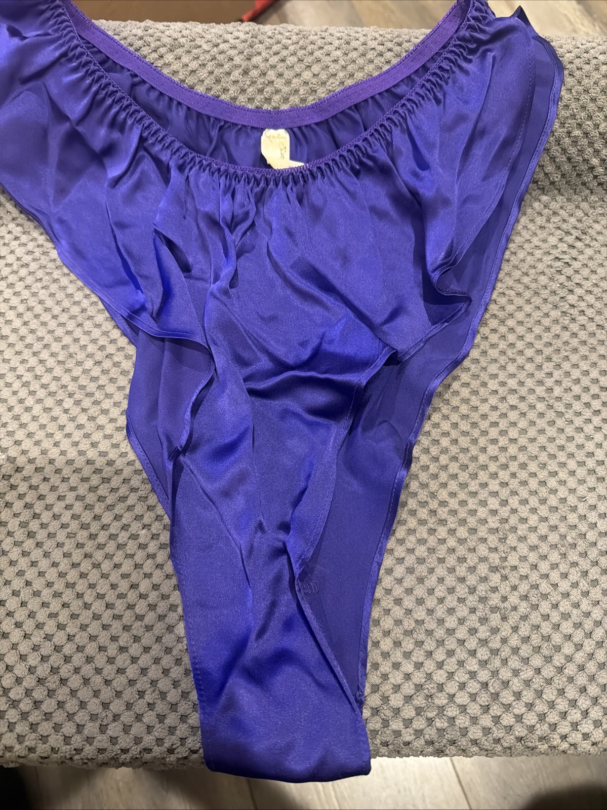 Vintage Victoria’s Secret Pink Purple L Large Hipster Bikini Underwear Panties