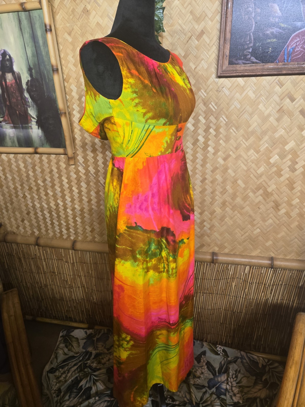 Vintage Waltah Clarke Shirt And Dress Honeymoon Set w1131