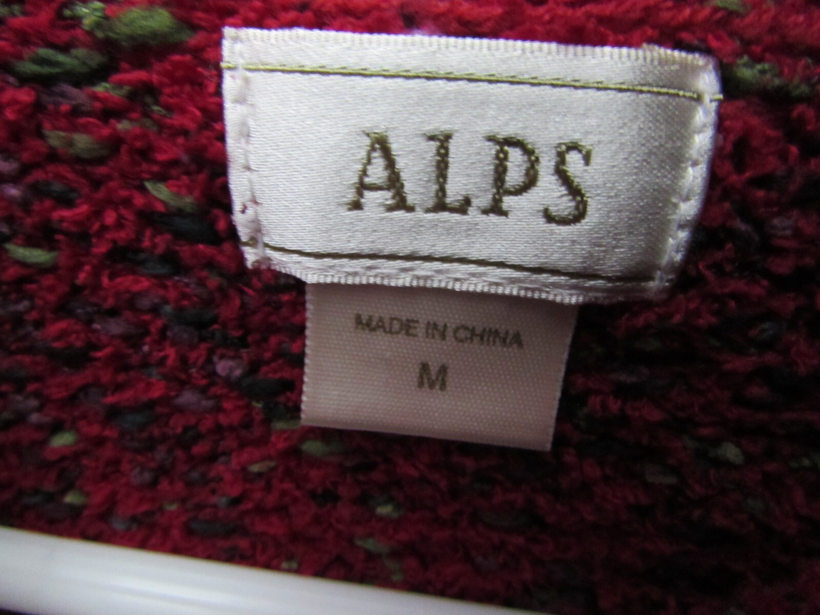 ALPS Sweater Vintage 1960s Squire Shop Chunky Turtleneck Pullover M