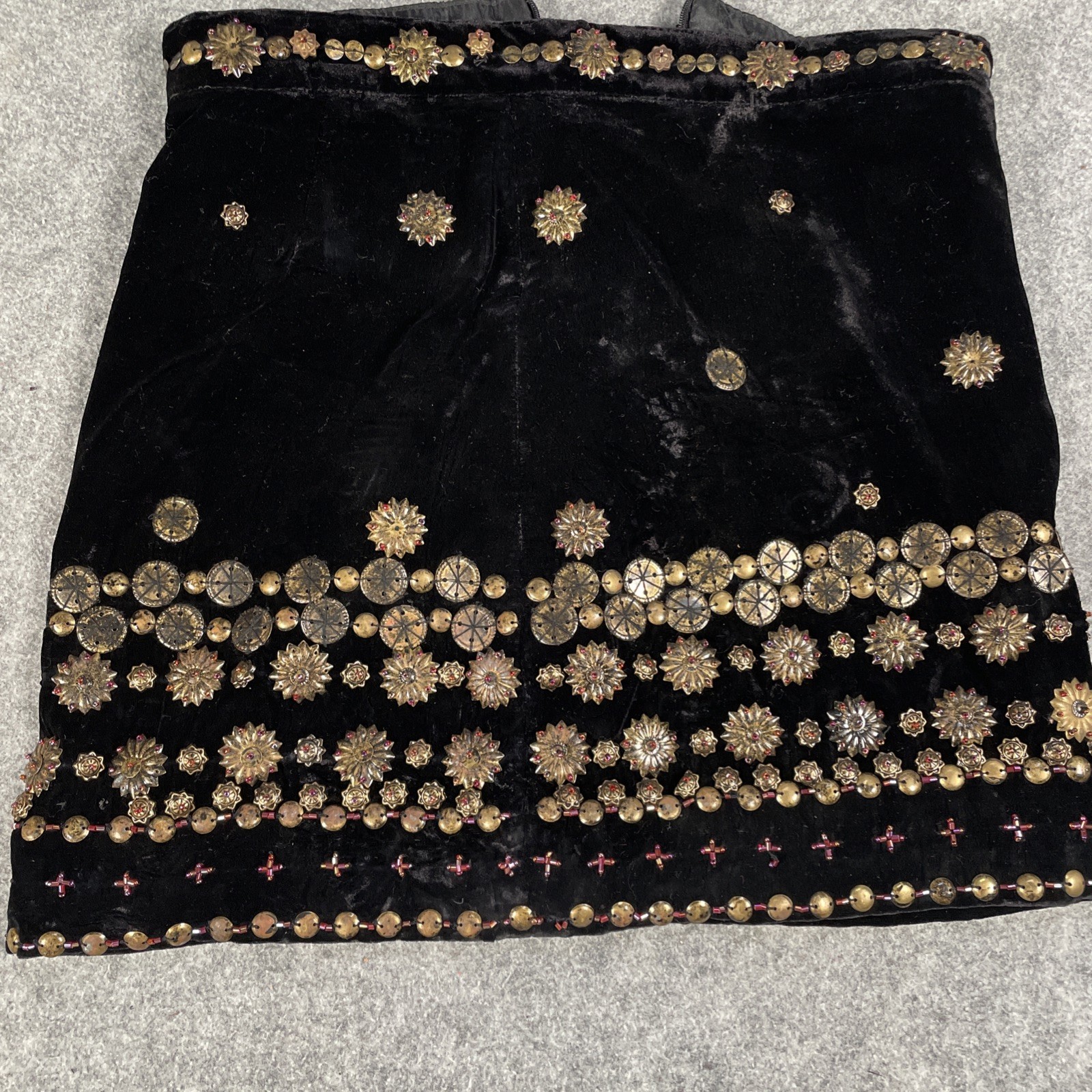 Vintage 90s Velvet Skirt