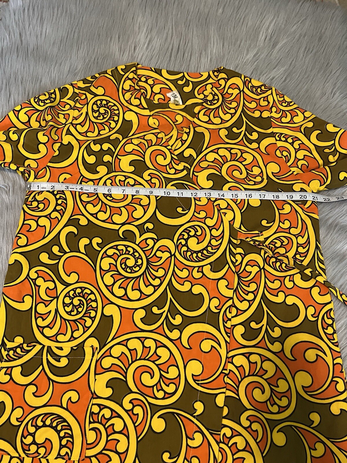 Vintage Design House Retro Cotton Wrap Top Cover Up