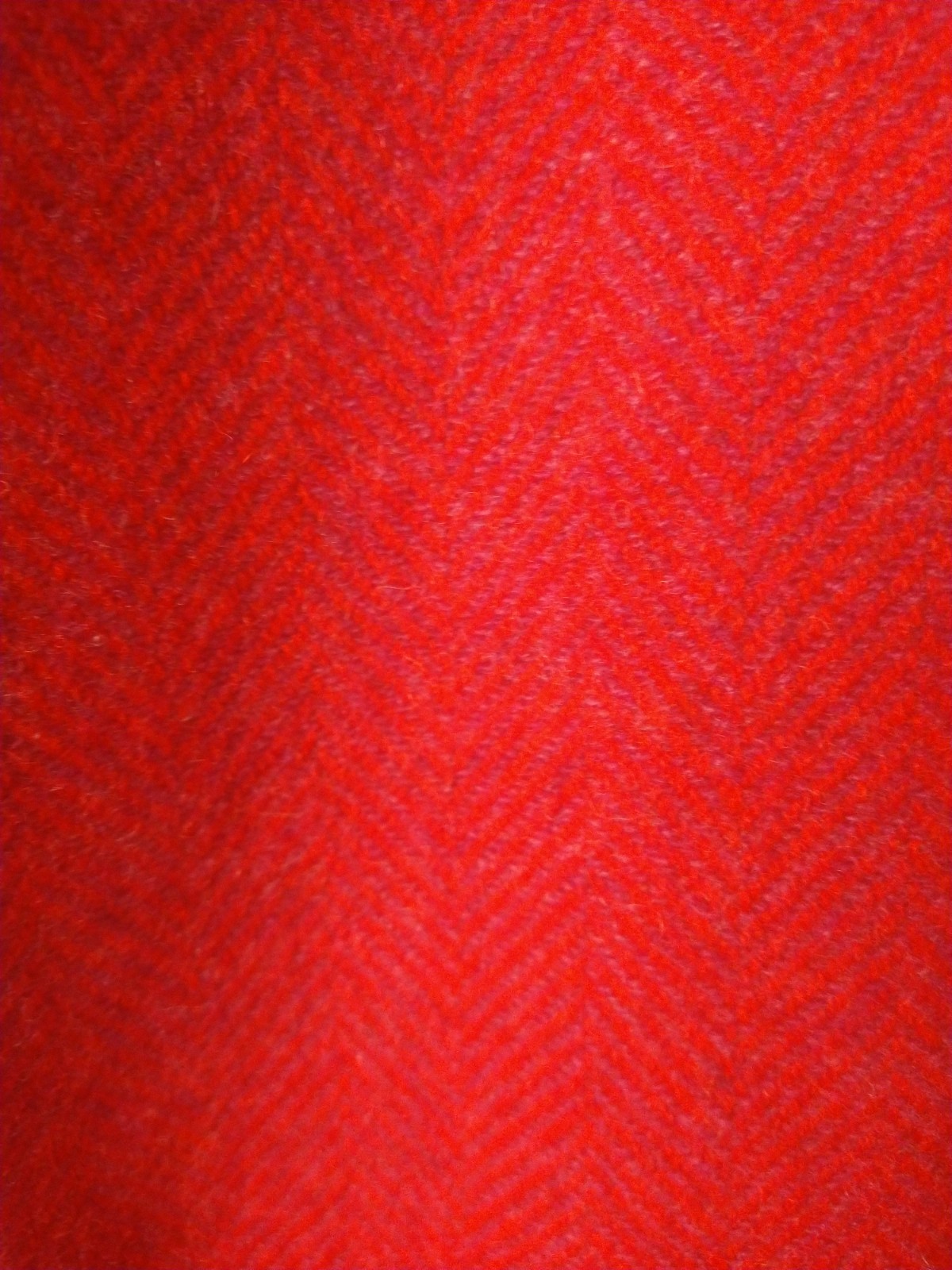 Vtg Ted Lapidus Paris Diffusion Red Skirt made in France Size 44 US 10 M Rare