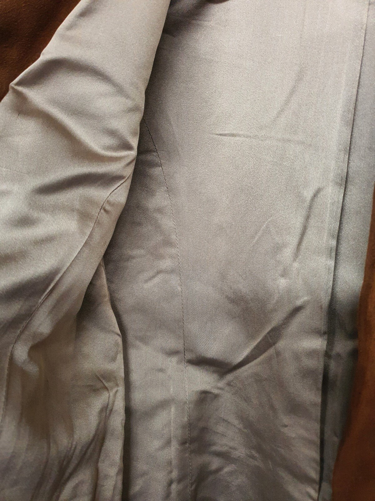 Vintage Lisal Melbourne 1970s Afghan Suede Coat with Lambs Wool Cuffs Collar SzS