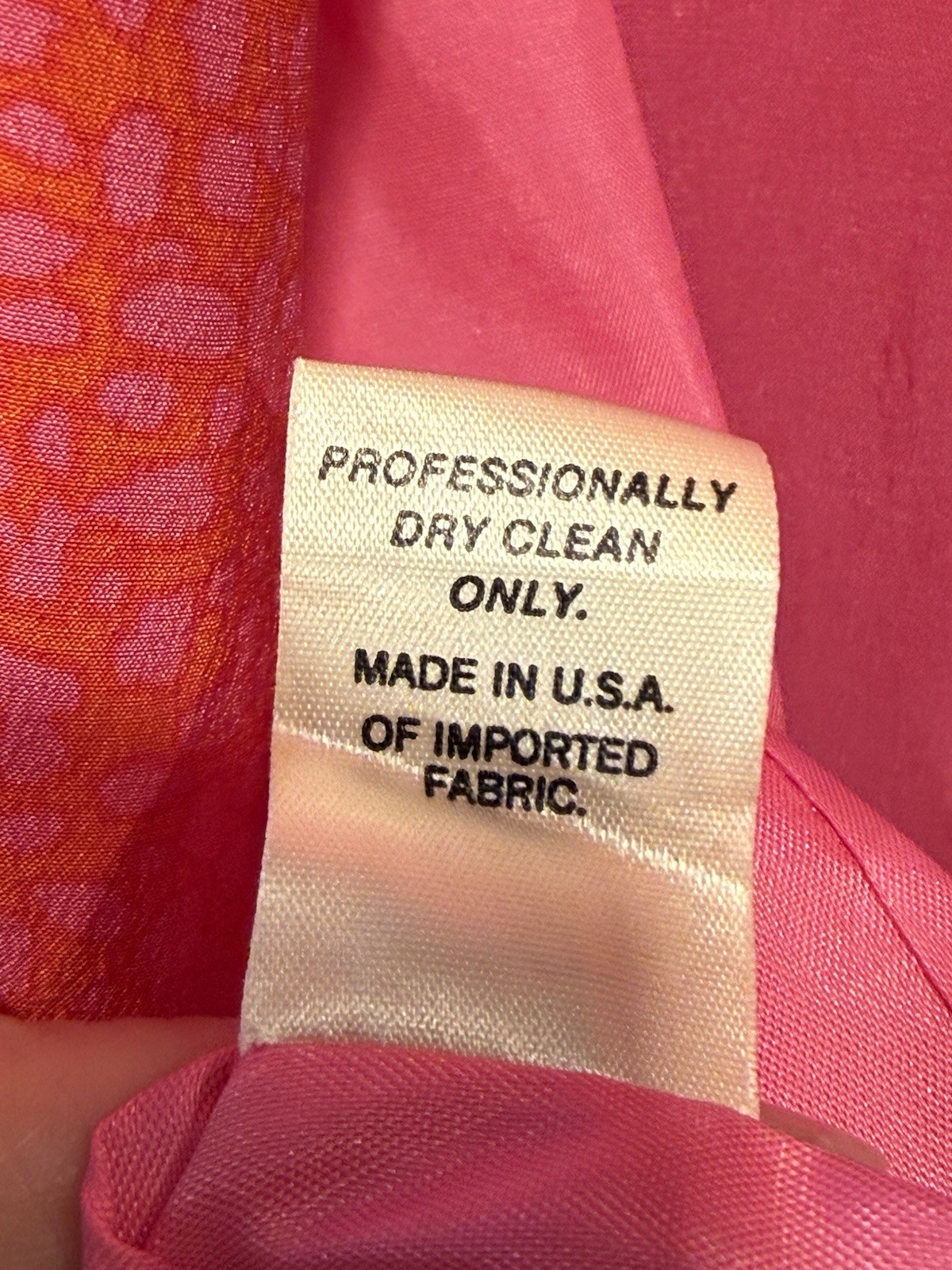 David Hayes Silk Nieman Marcus Hot pink & Orange Cheeta Sheath dress 90s sz 1