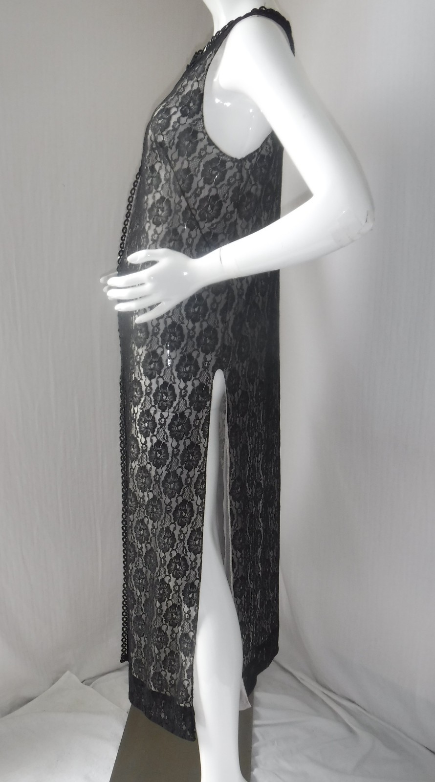 Gorgeous & Rare! VTG 60’s Jenelle of California Lingerie Lace Chiffon Lined S/M