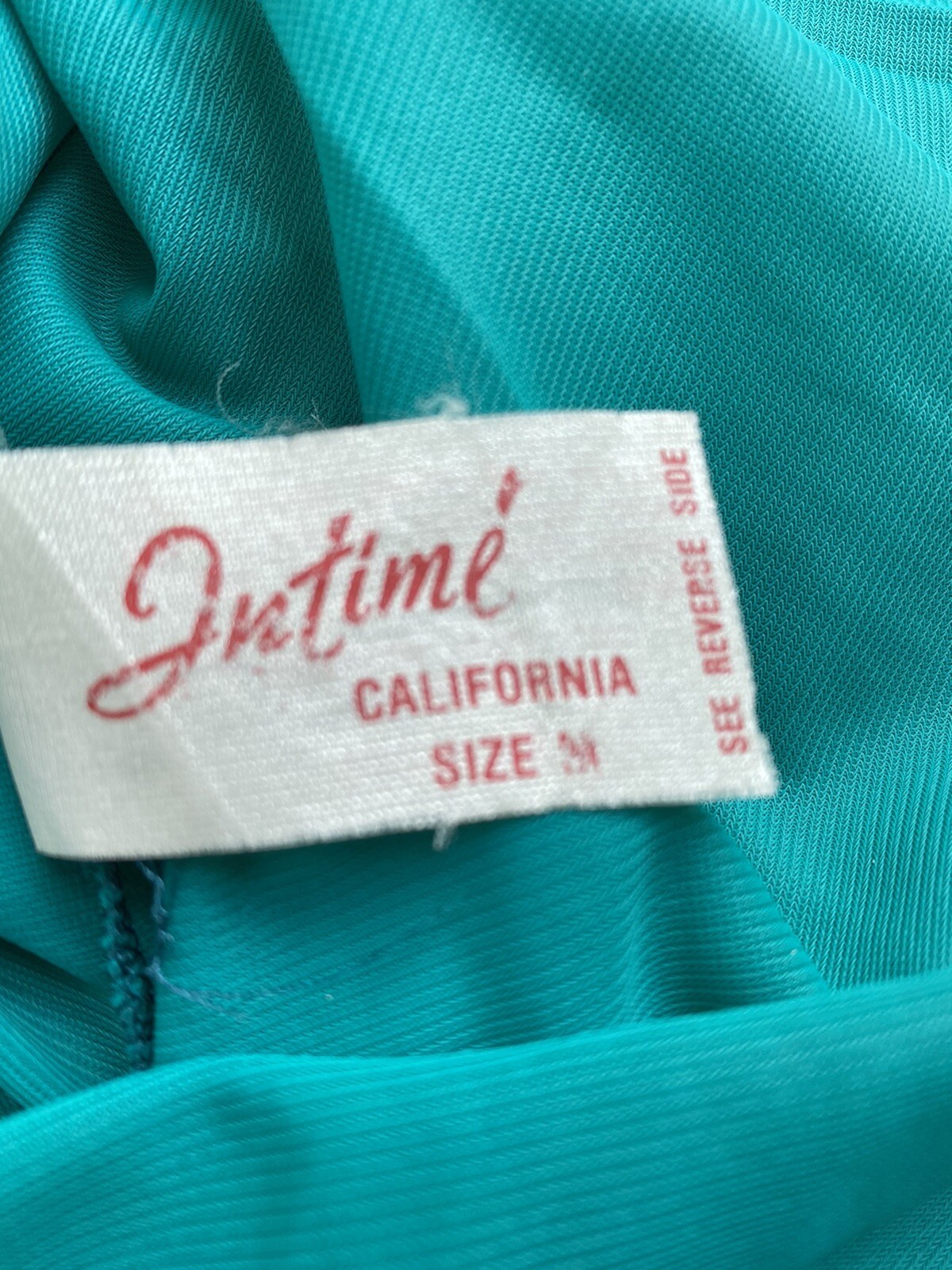 Vintage Intime California Sheer Chiffon 2 layer Nightgown Timeless design Gown M