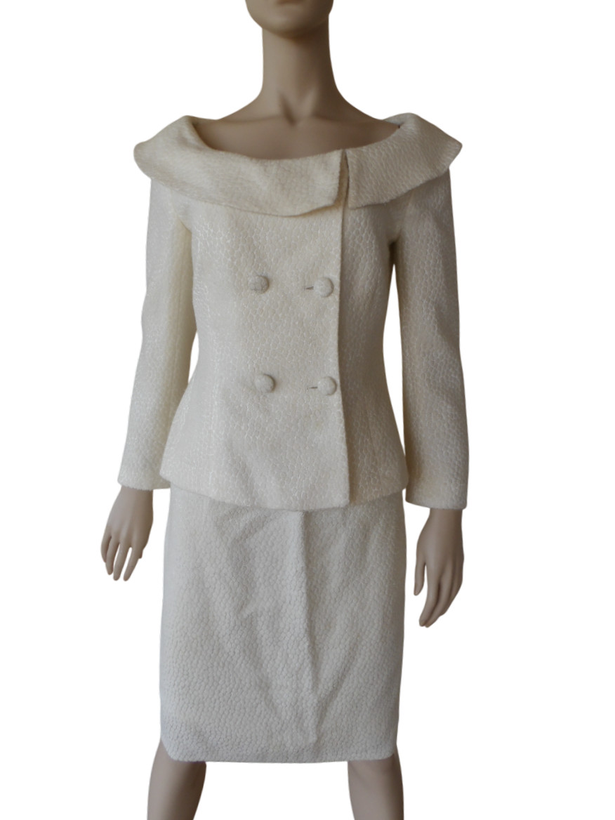 Mackie by Bob Mackie Formal Evening Dress Suit Jacket Skirt Vintage Sz 6 S Fairy