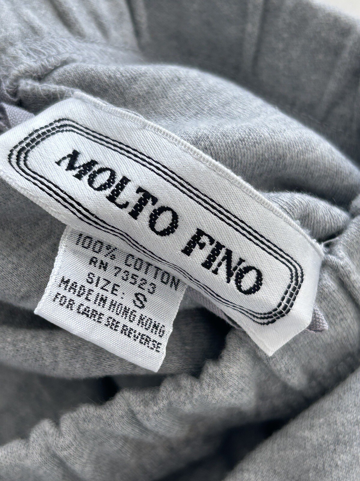 Vintage Molto Fino S Cotton Skirt Heather Gray Fit And Flare 30s Style