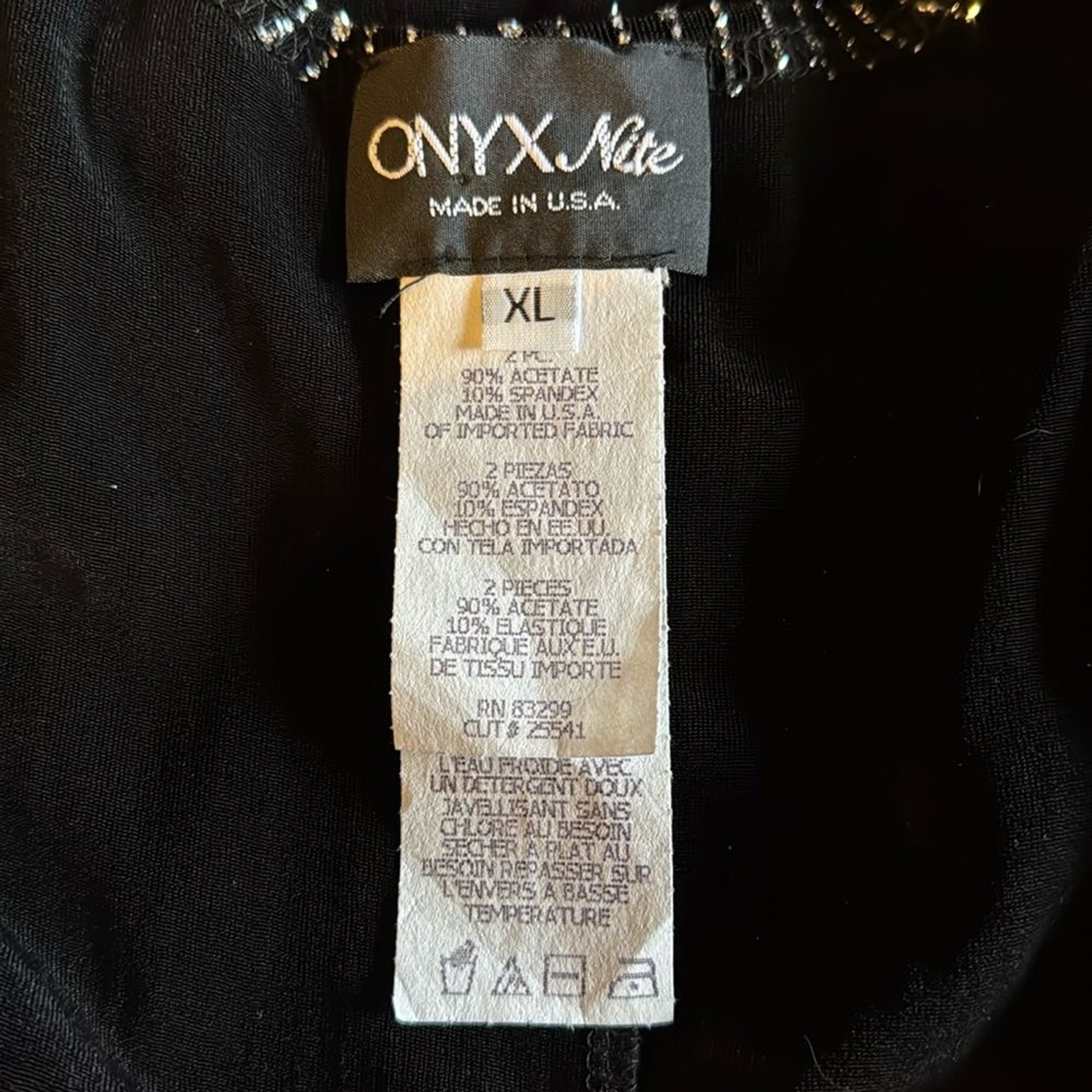 ONYX Nite – Vintage lined tank top size XL