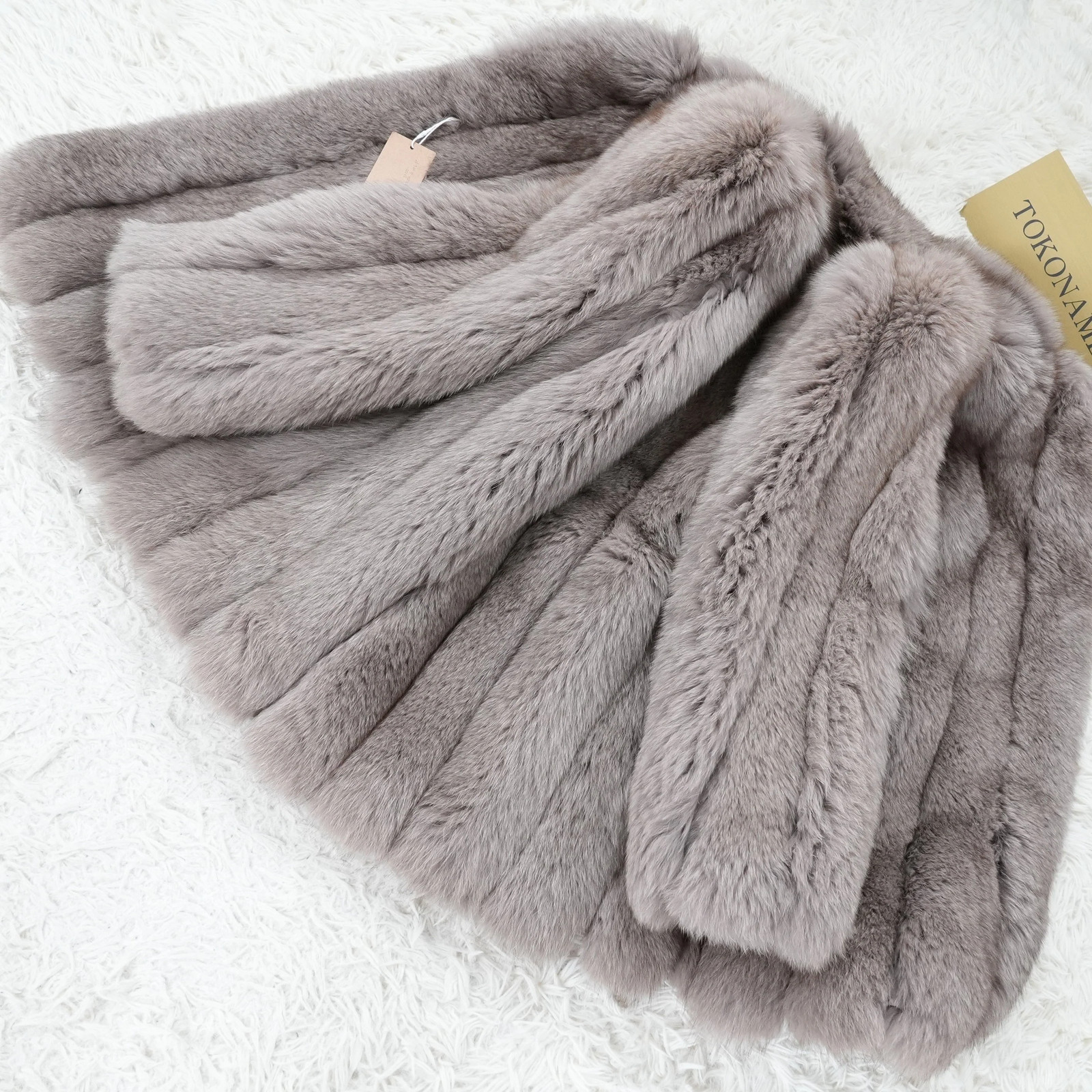 SAGA FOX Mocha Brown Deyd Coat – Genuine Vintage Fur From Japan
