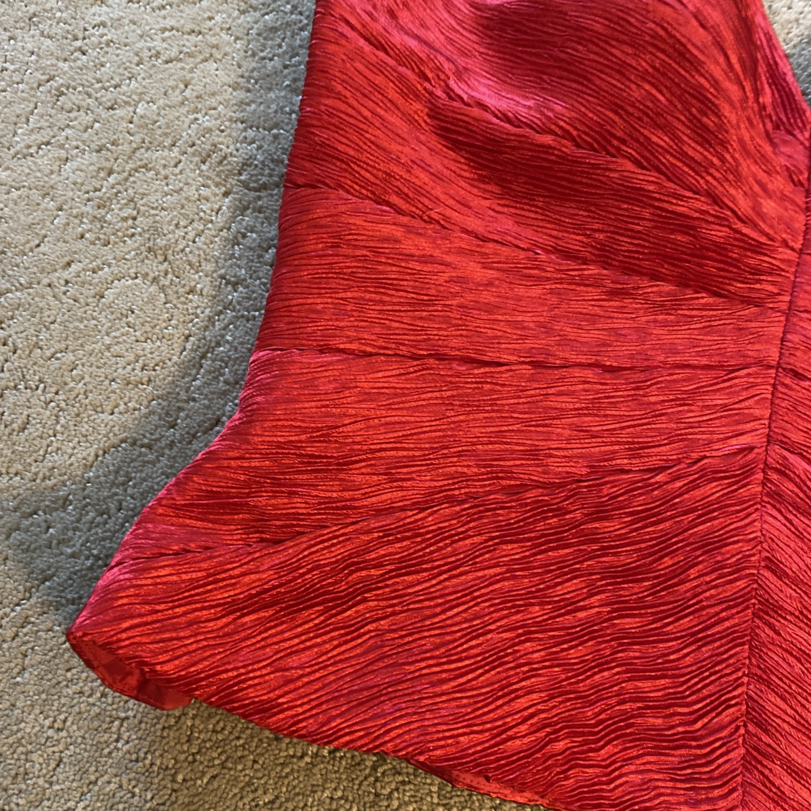 VINTAGE CACHE PLUS SIZE TEXTURED HALTER TOP LINED ZIPPER BACK PARTY WEAR SIZE 16
