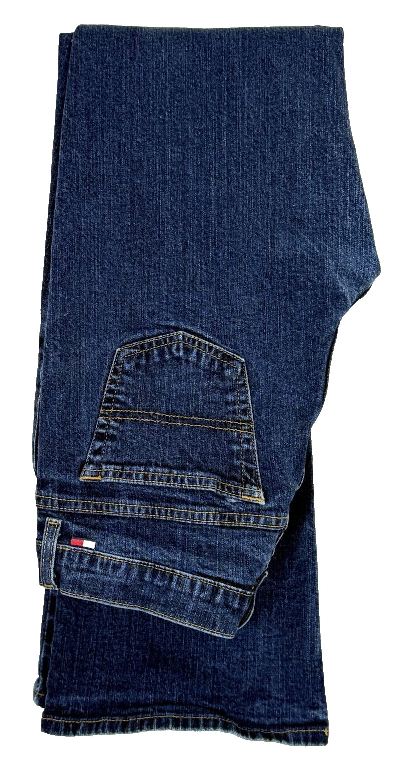 Tommy Jeans Womens Size 11/31 Jeans Vintage Logo Slight Boot 5 Pocket Classic