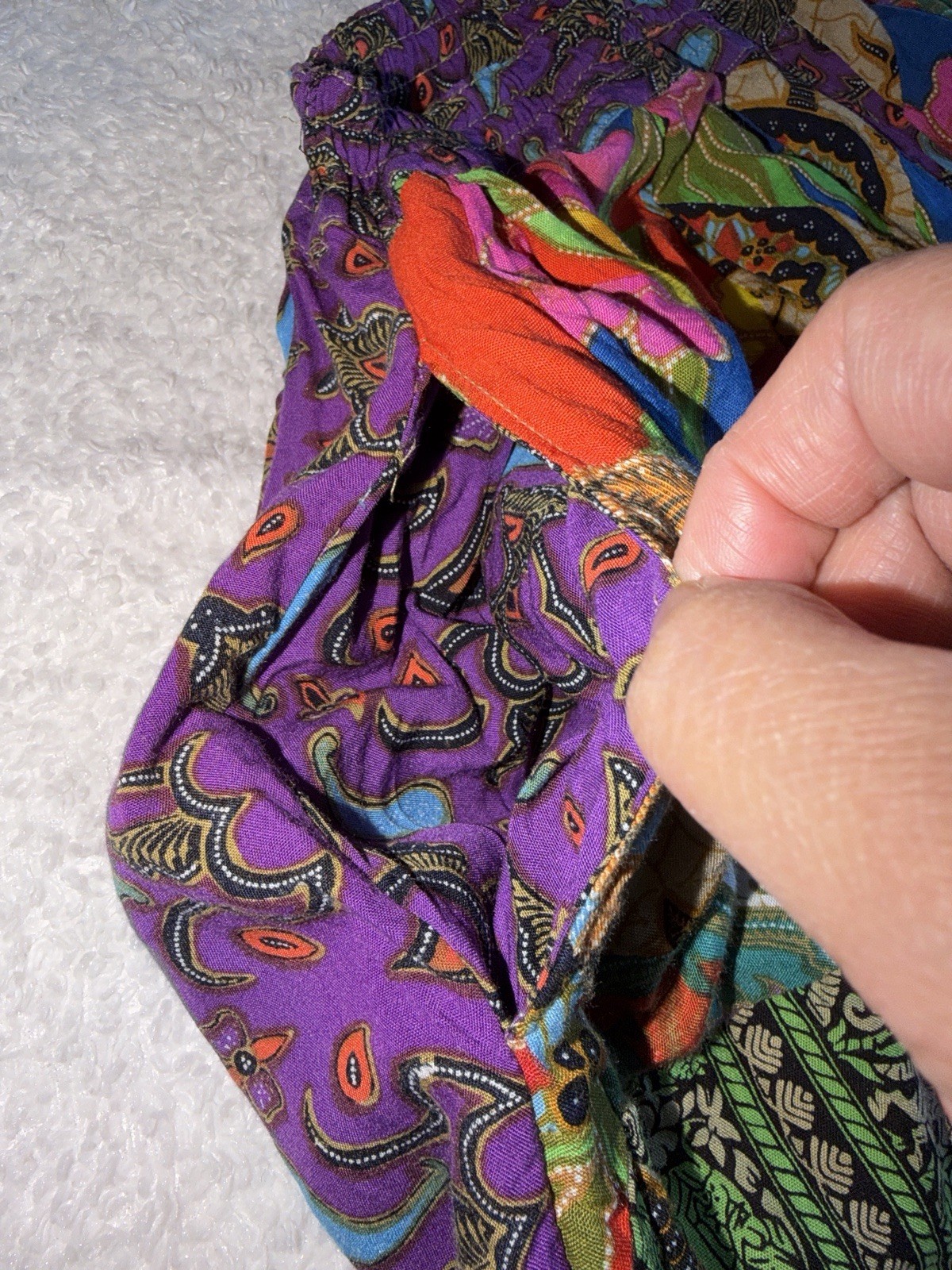 Vintage 90’s “Hammer” Harem Patchwork Unisex Contemporary Casuals Pants