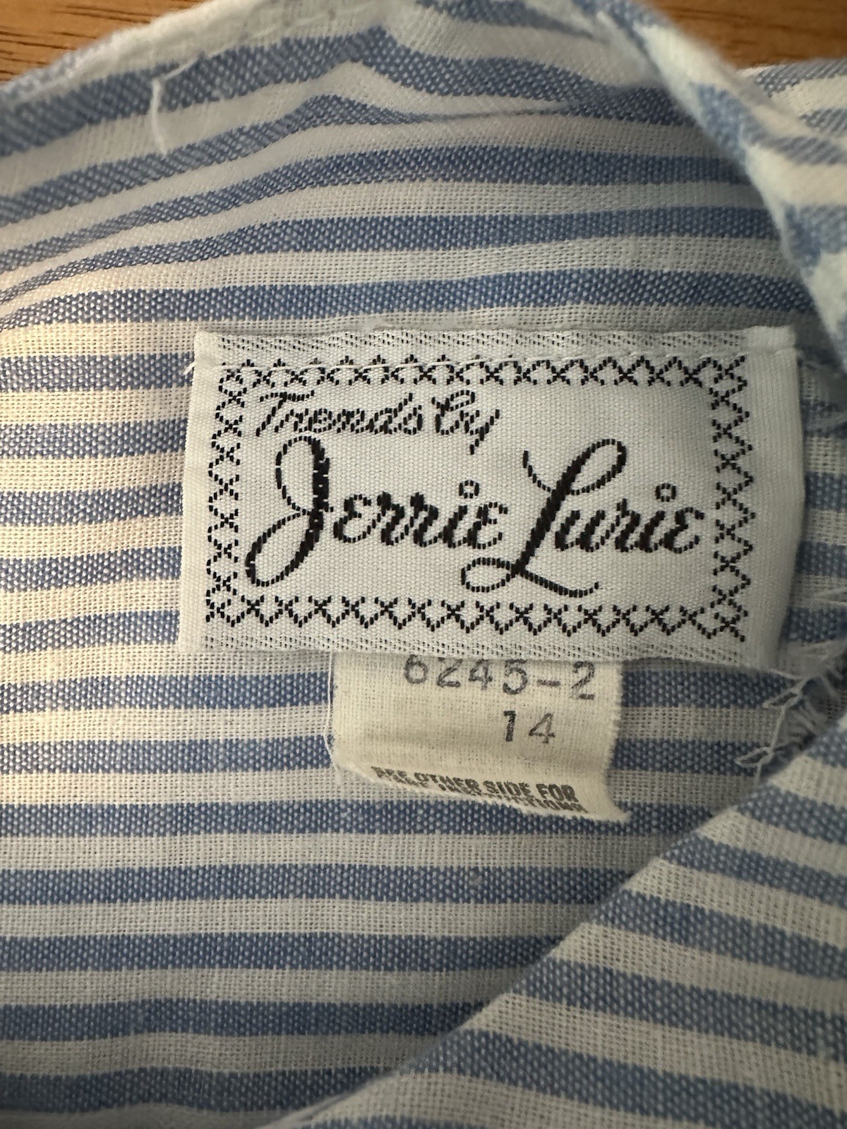 Vintage Trends By Jerrie Lurie Stripe 70’s 80’s Cap Sleeve Dress
