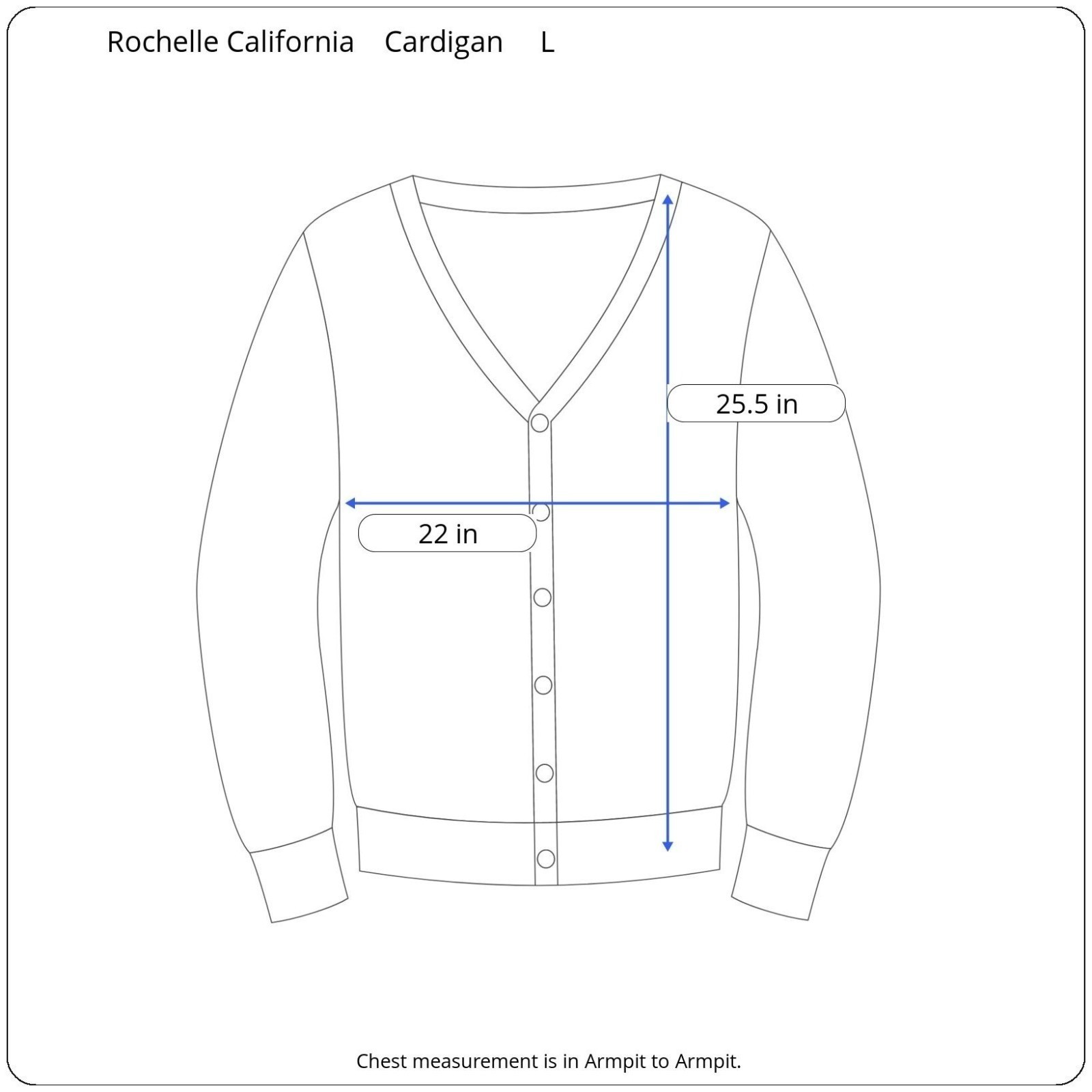 Vtg Rochelle California Womens L Boucle Knit Cardigan Retro Classic Grannycore