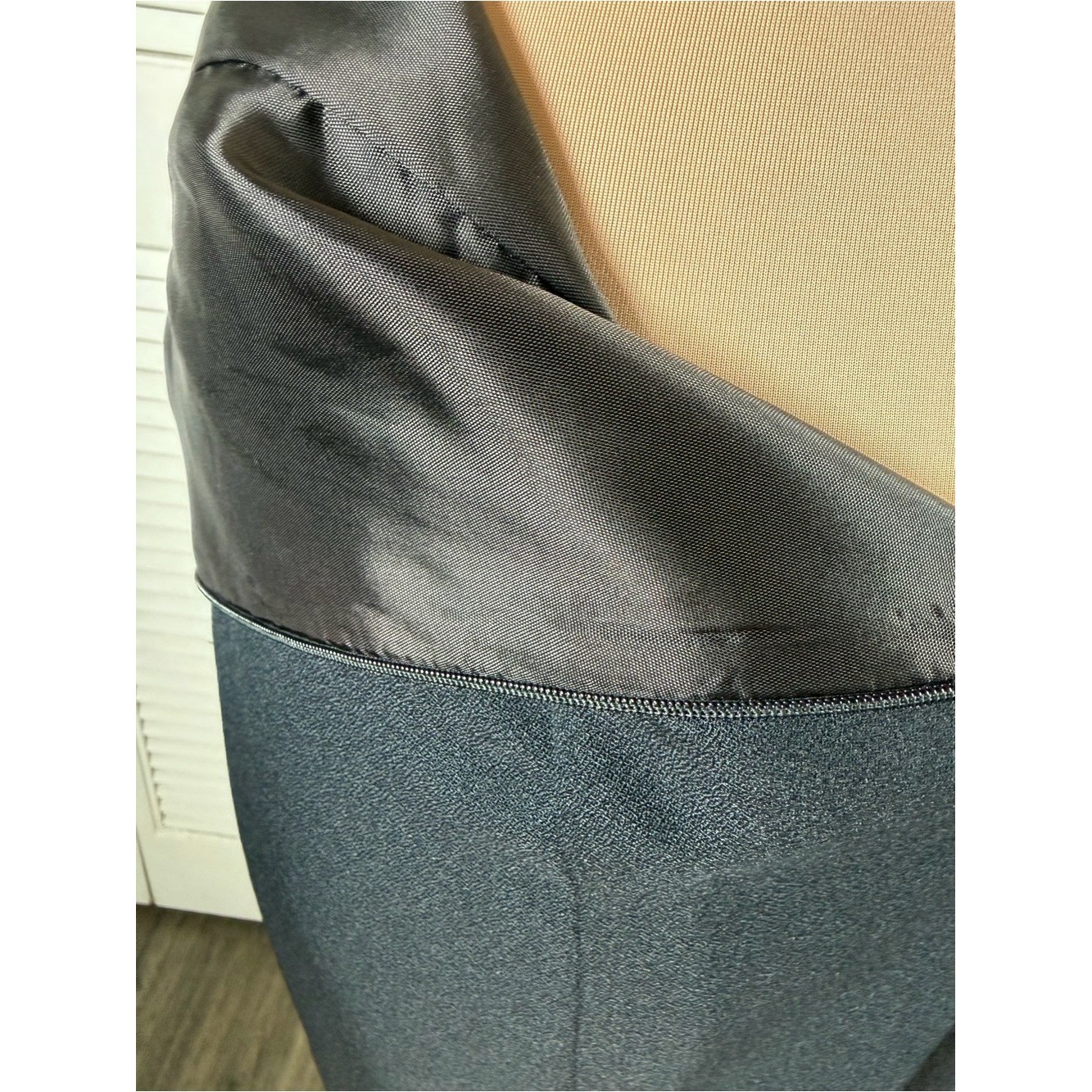 Vintage Late Edition Ltd Navy Maxi Dress Size 10 NWT Pearl Button Made USA