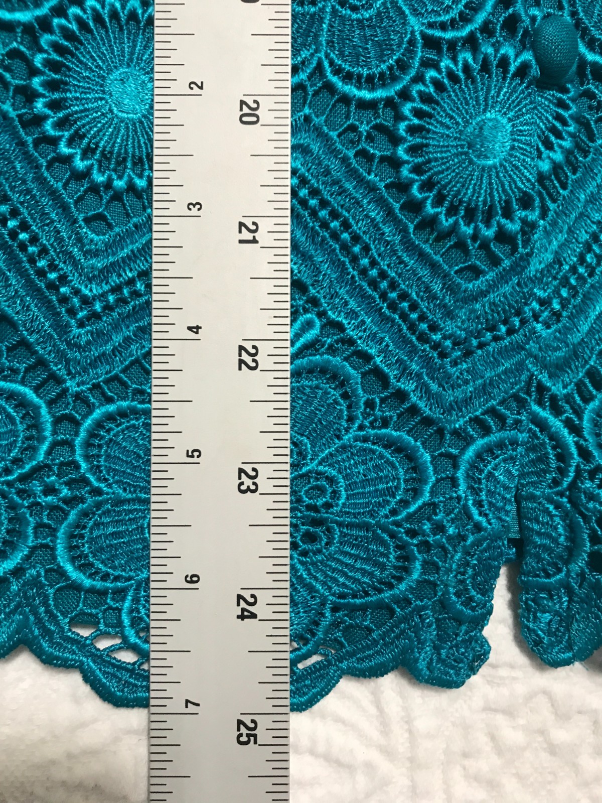 Vintage Digna Yero Linen and Lace Midi Skirt Set Size 10 Lined Teal