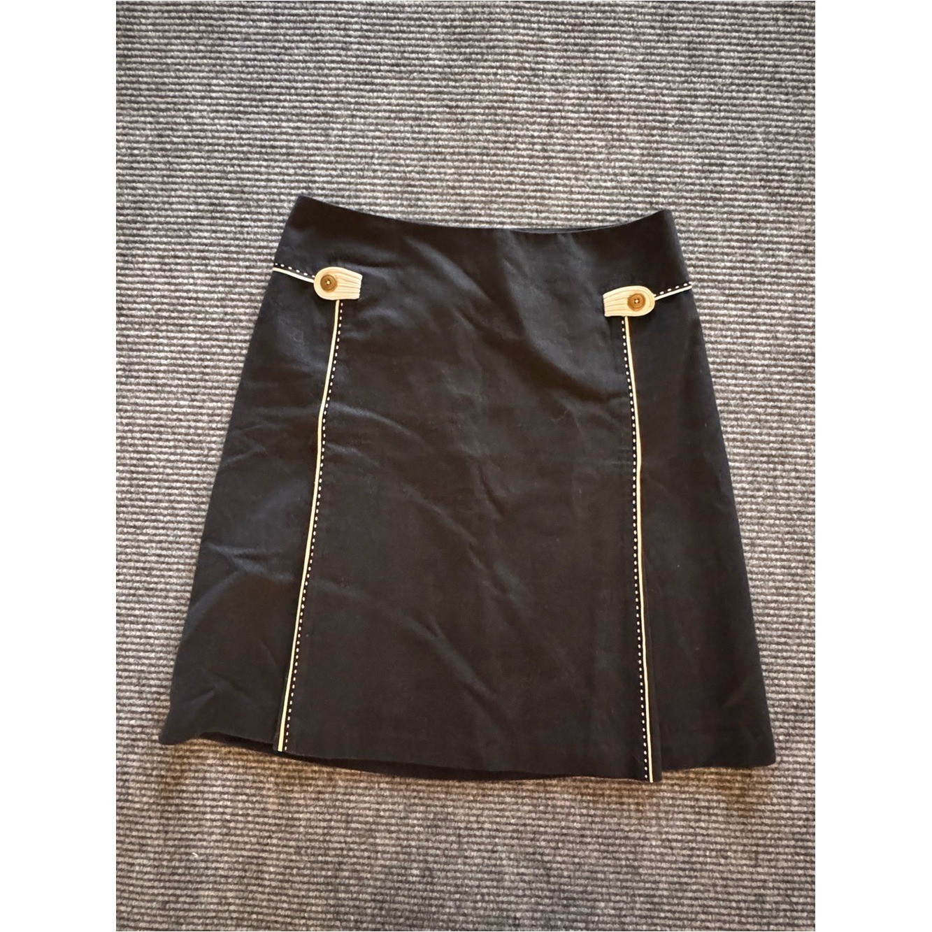 Anthropologie MAYLE Vintage cotton and wool blend skirt. Women’s 6