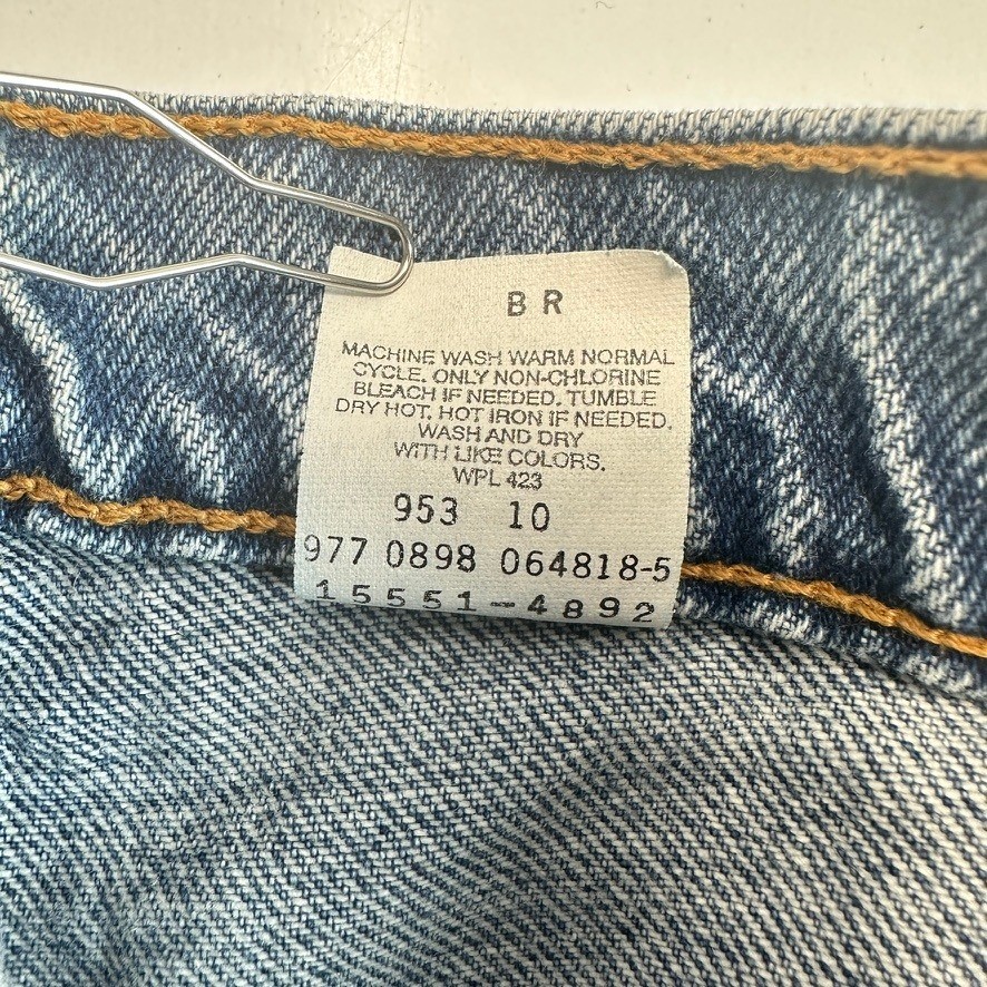 VTG 90s Levis 550 Relaxed Fit Tapered Leg Jeans Medium Wash Blue 12 REG Grunge