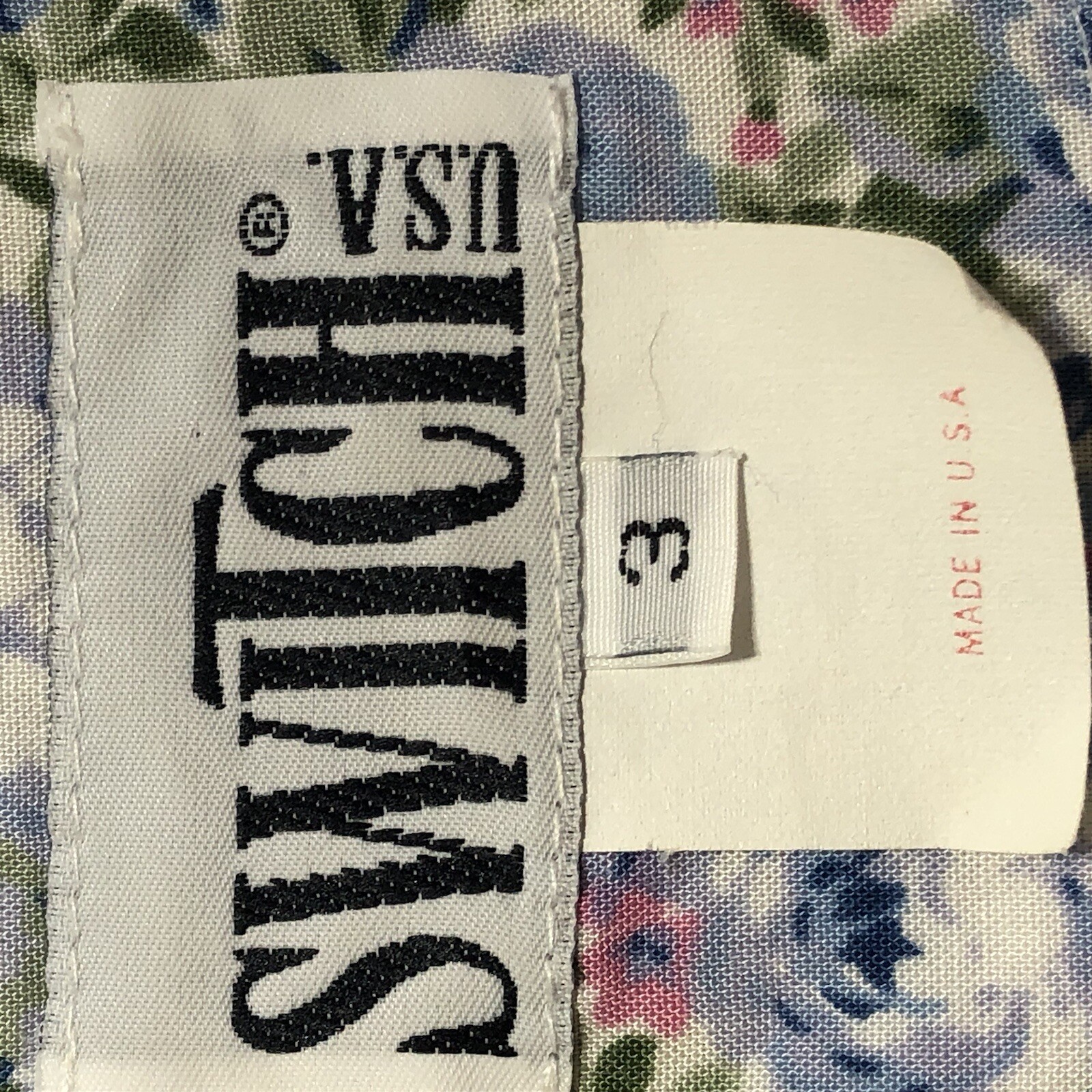 1980 womens skort romper Switch USA sz 3 vintage