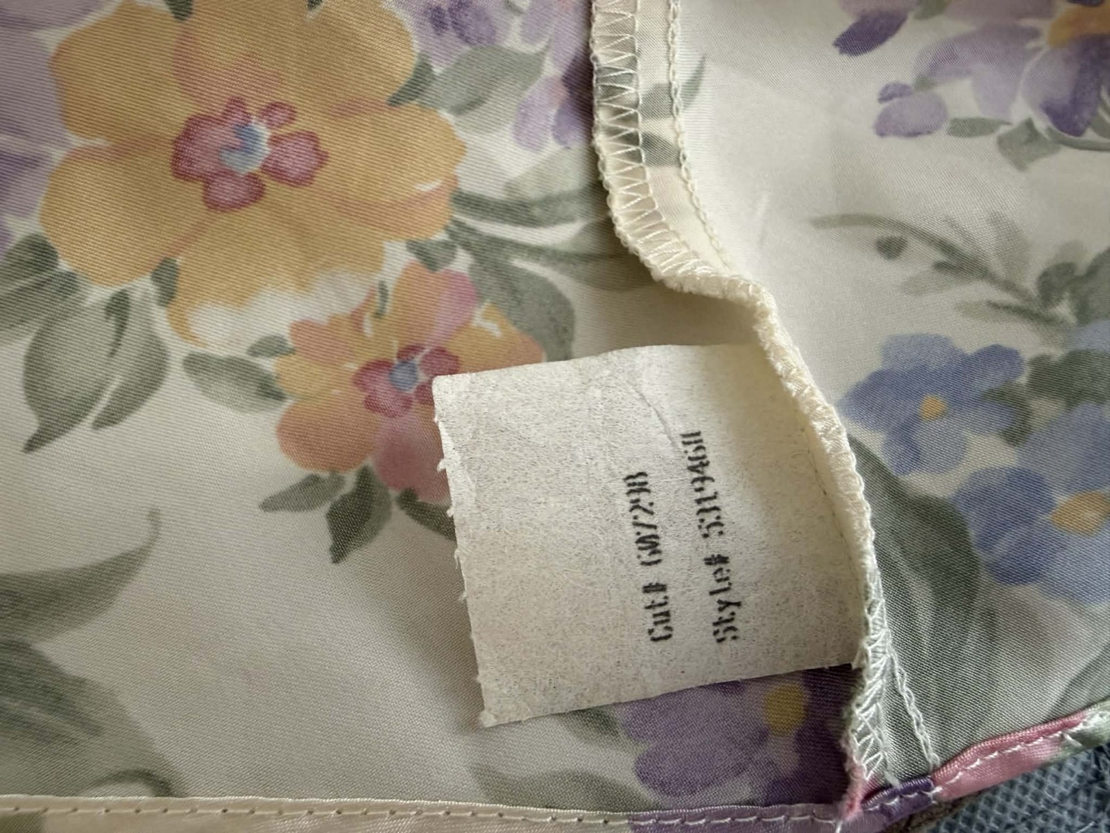 Vintage Private Luxuries Floral Satin Chemise Nightgown Slip XXL Made in USA
