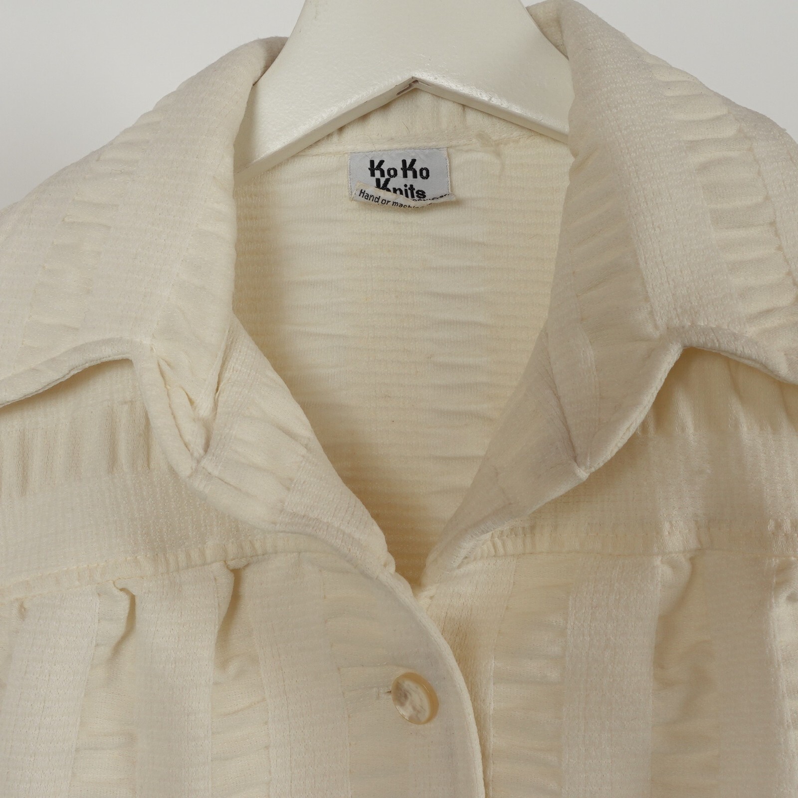 Vintage 60s Disc Women’s Ko Ko Knits California Button Surf shirt Medium Beach