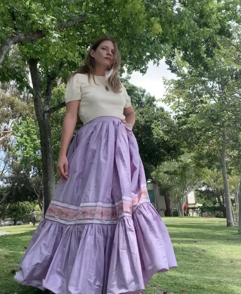 Vintage Oscar De La Renta 1980’s Or Early 1990’s Maxi Skirt