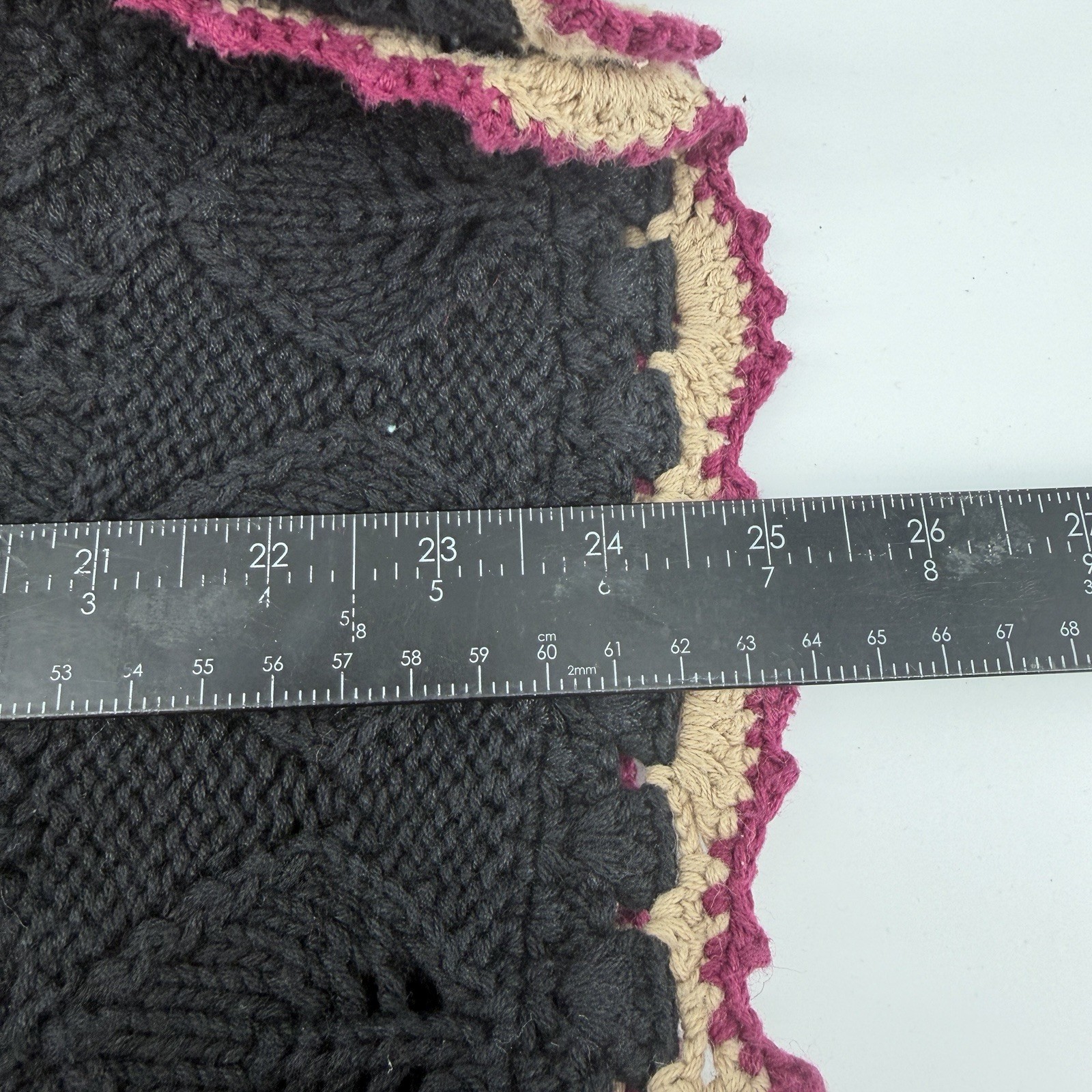 VTG Signatures by Northern Isle Hand Knitted Cardigan Sweater Sz L Floral Ladies