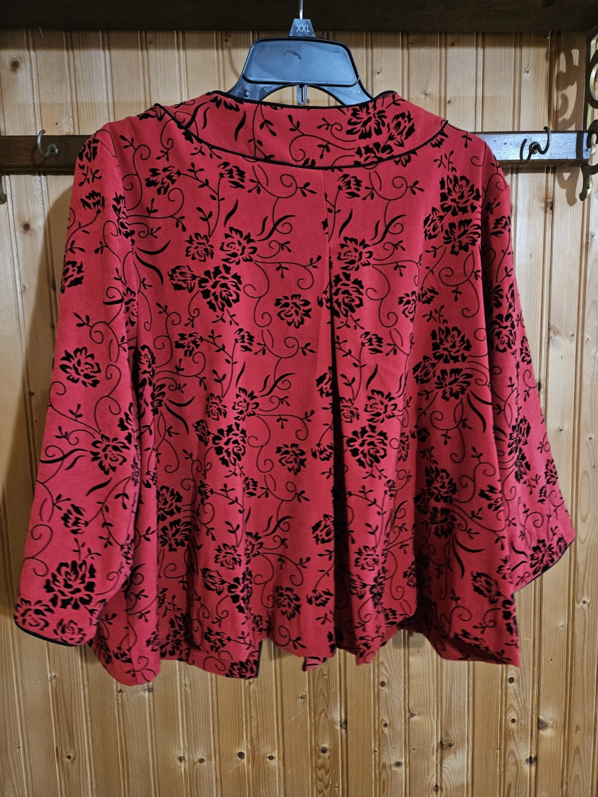 Vth Ladies Heavy Sweater Top XL Drag Big Buttons Pleated Back Ex Used Cond B3