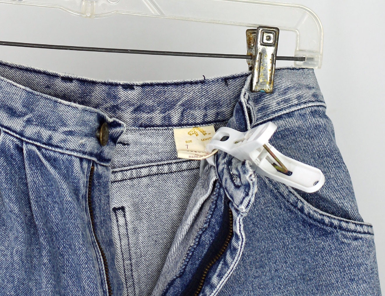 1980s Vintage Jordache High Waist Mom Jeans Soft Broken In Made USA 27×29 7/8