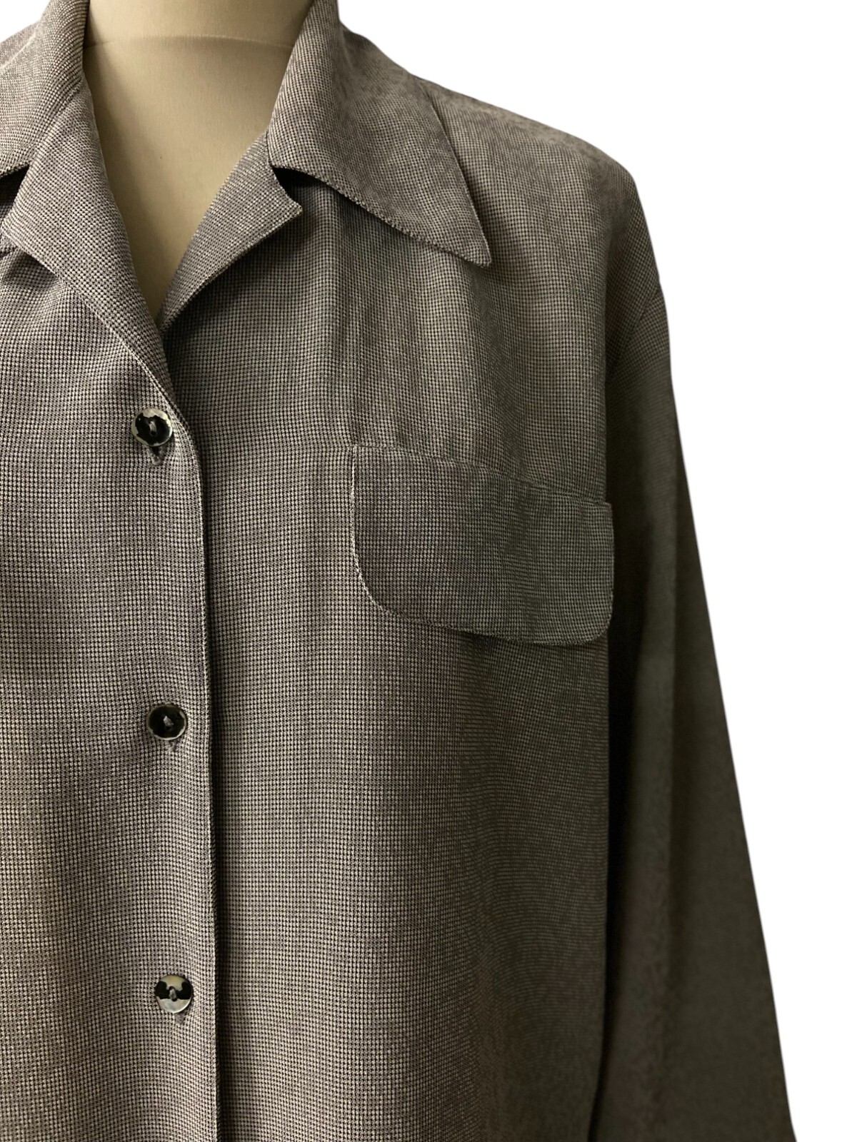 Women’s Vintage 80s Shirt | Loose-fitting Long-Sleeved shirt | Size EU M/L