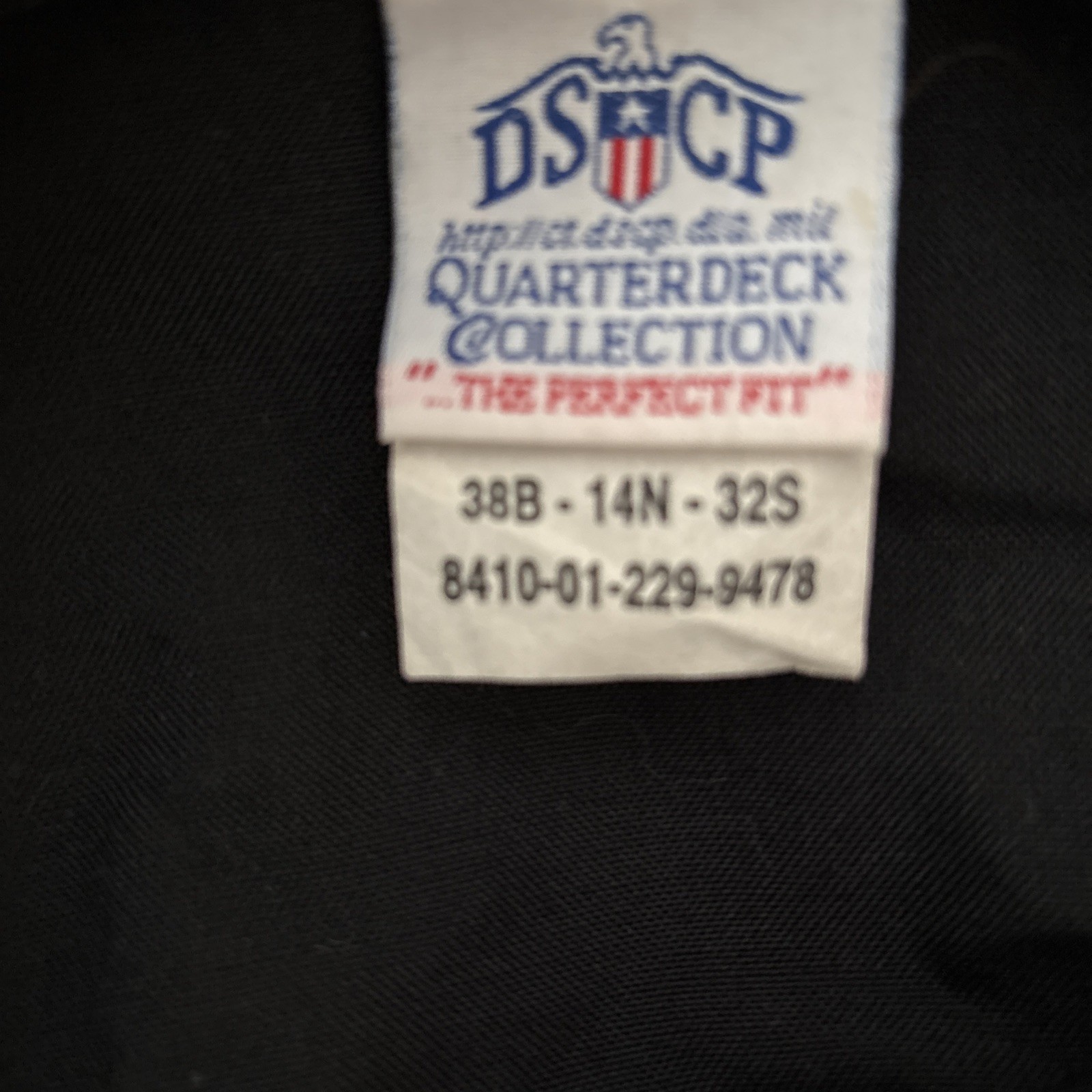 Vintage Navy Women’s Dress Blue Button Up Shirt, Sz 38B