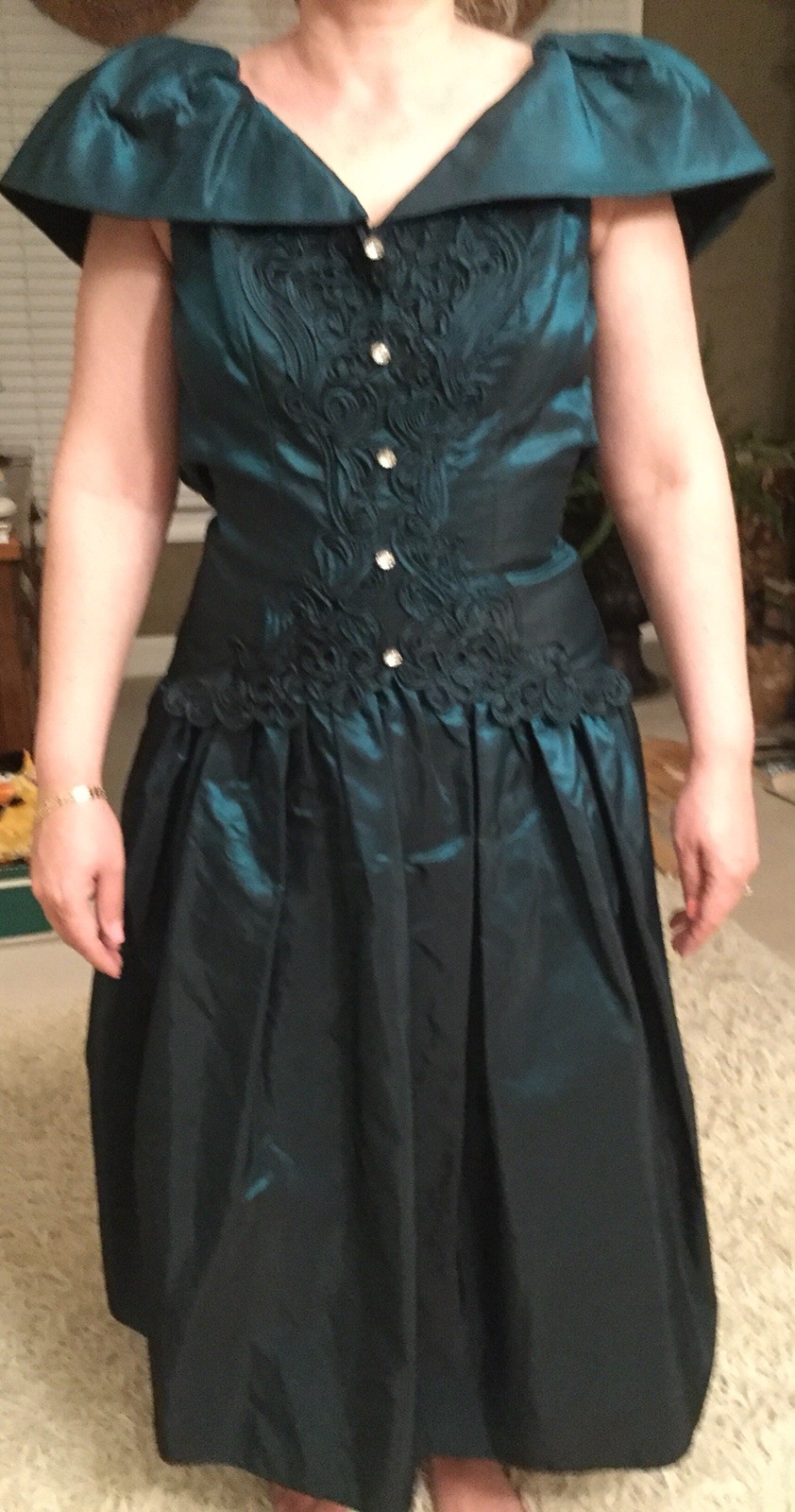 1980’s Alfred Angelo Dream Maker Totally 80s Prom or Cocktail Dress