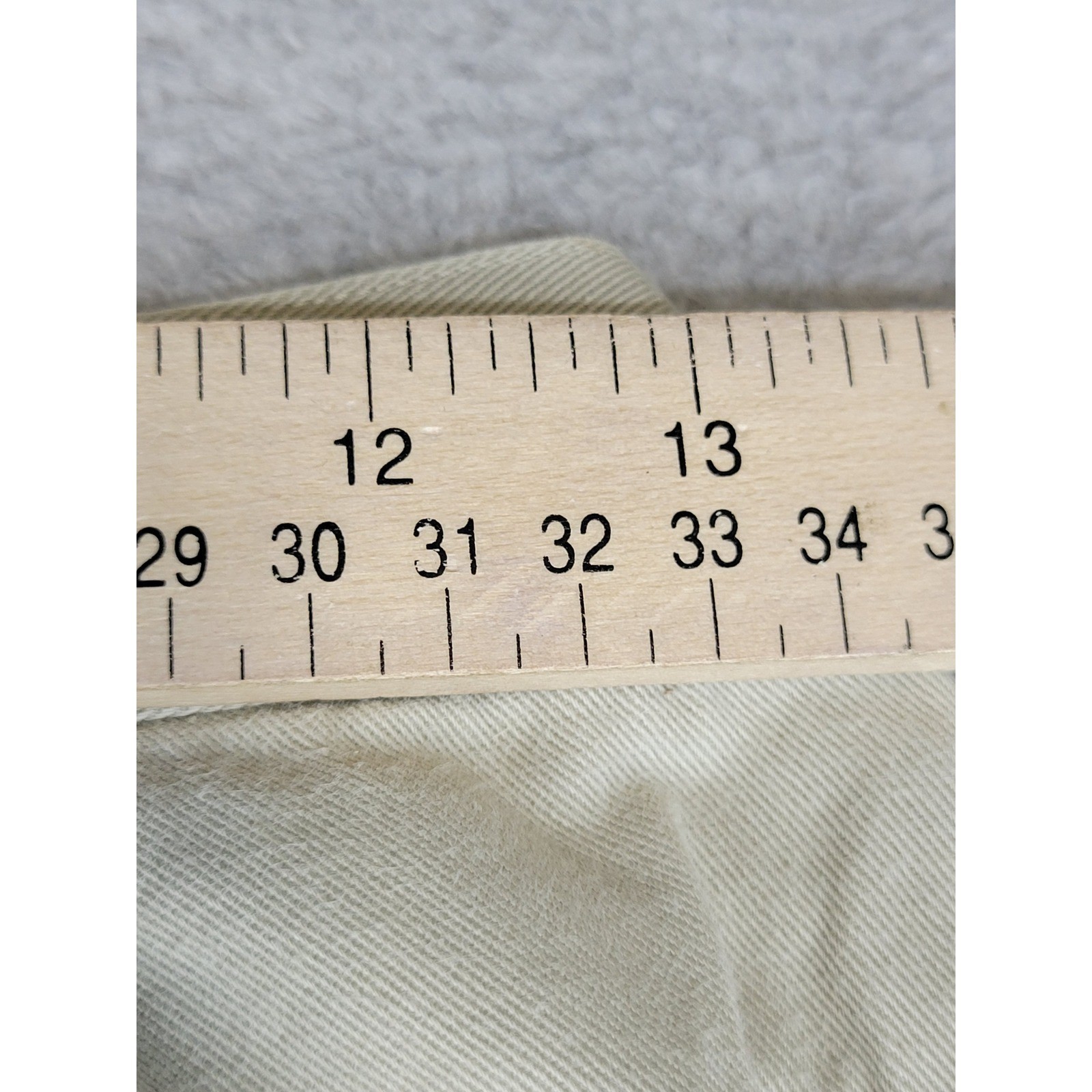 Ralph Lauren Country Vintage Khaki Chino Pants Made in USA Beige Size 10 28×29