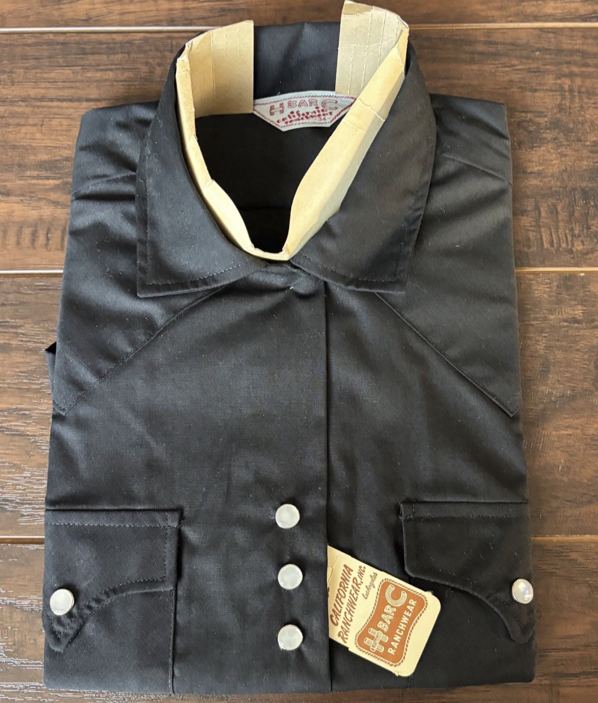 Vintage Women’s H Bar C California Ranchwear Western Shirt Deadstock