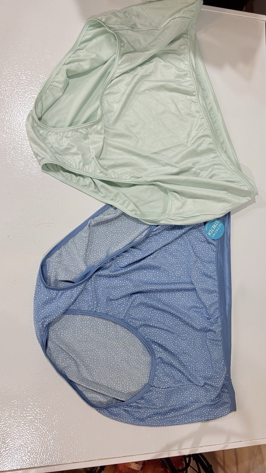 2 Pairs Plus Size Vanity Fair Shiny Nylon Brief Panty Satin Stretch 12/5XL Vtg